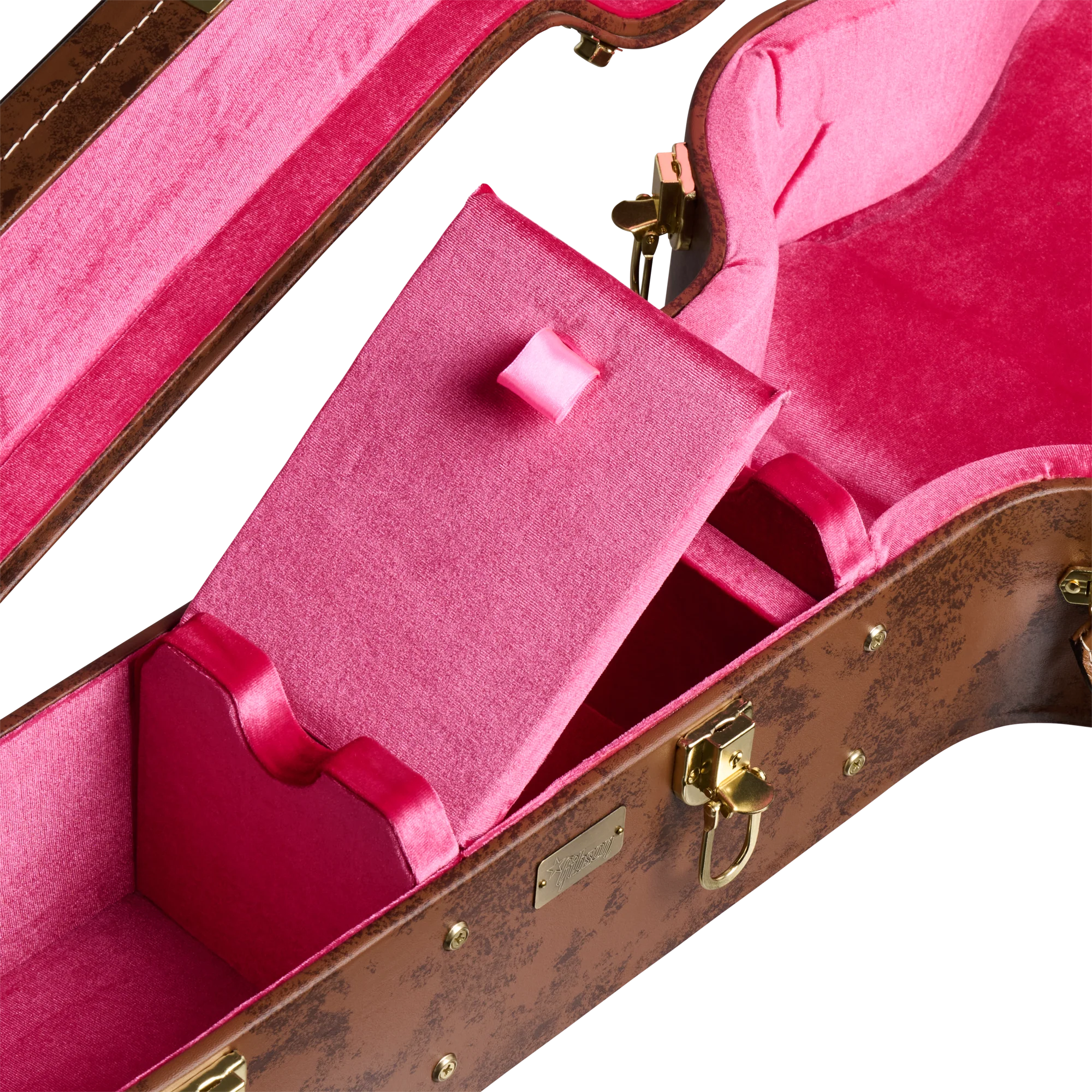 Lifton Historic 50s Hardshell Case, J-45, Brown/Pink 4 Lifton Historic 50s Hardshell Case, J-45, Brown/Pink