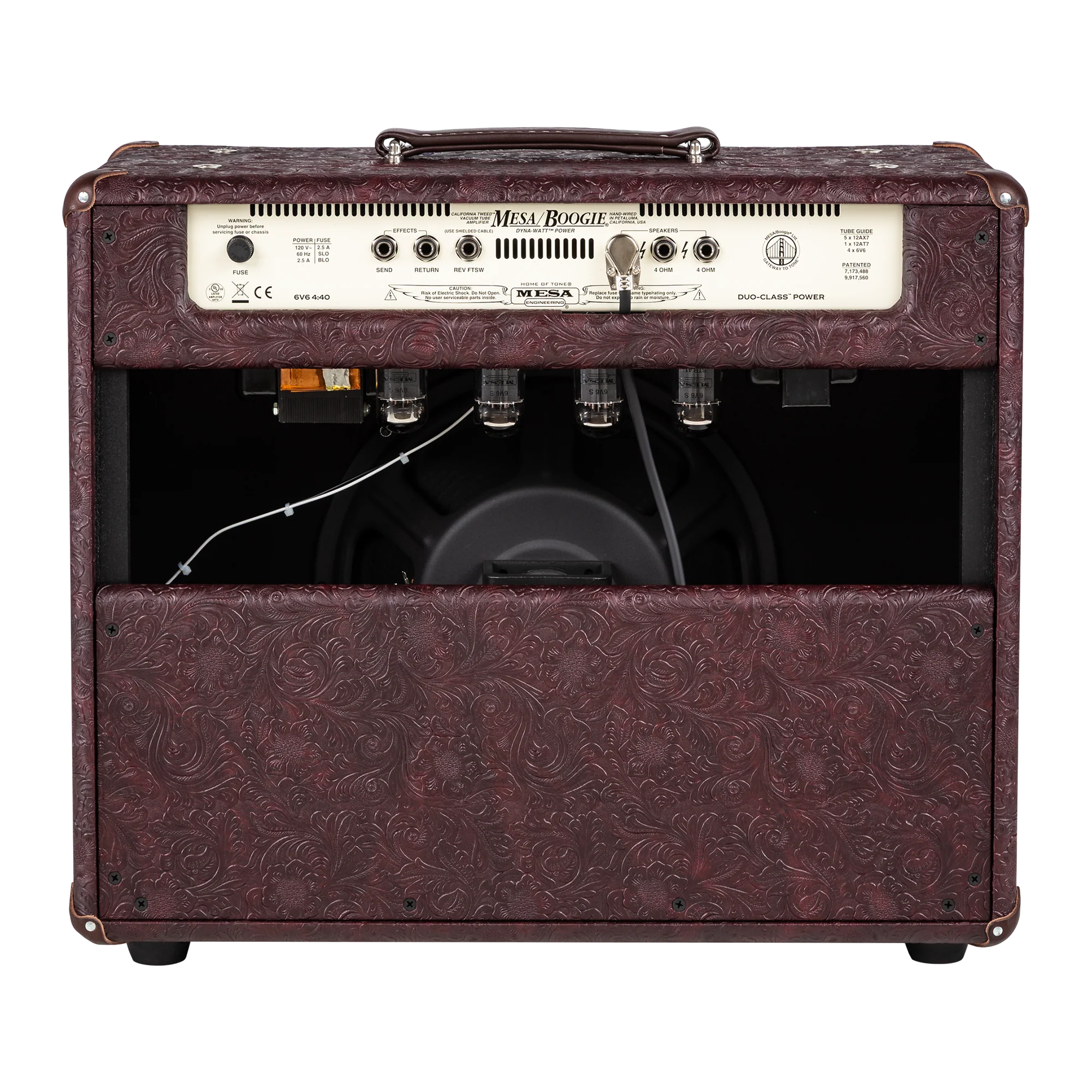 Mesa/Boogie Custom Configured California Tweed 6V6 4:40 1x12 Combo, Wine Buggy Western 2 Mesa/Boogie Custom Configured California Tweed 6V6 4:40 1x12 Combo, Wine Buggy Western