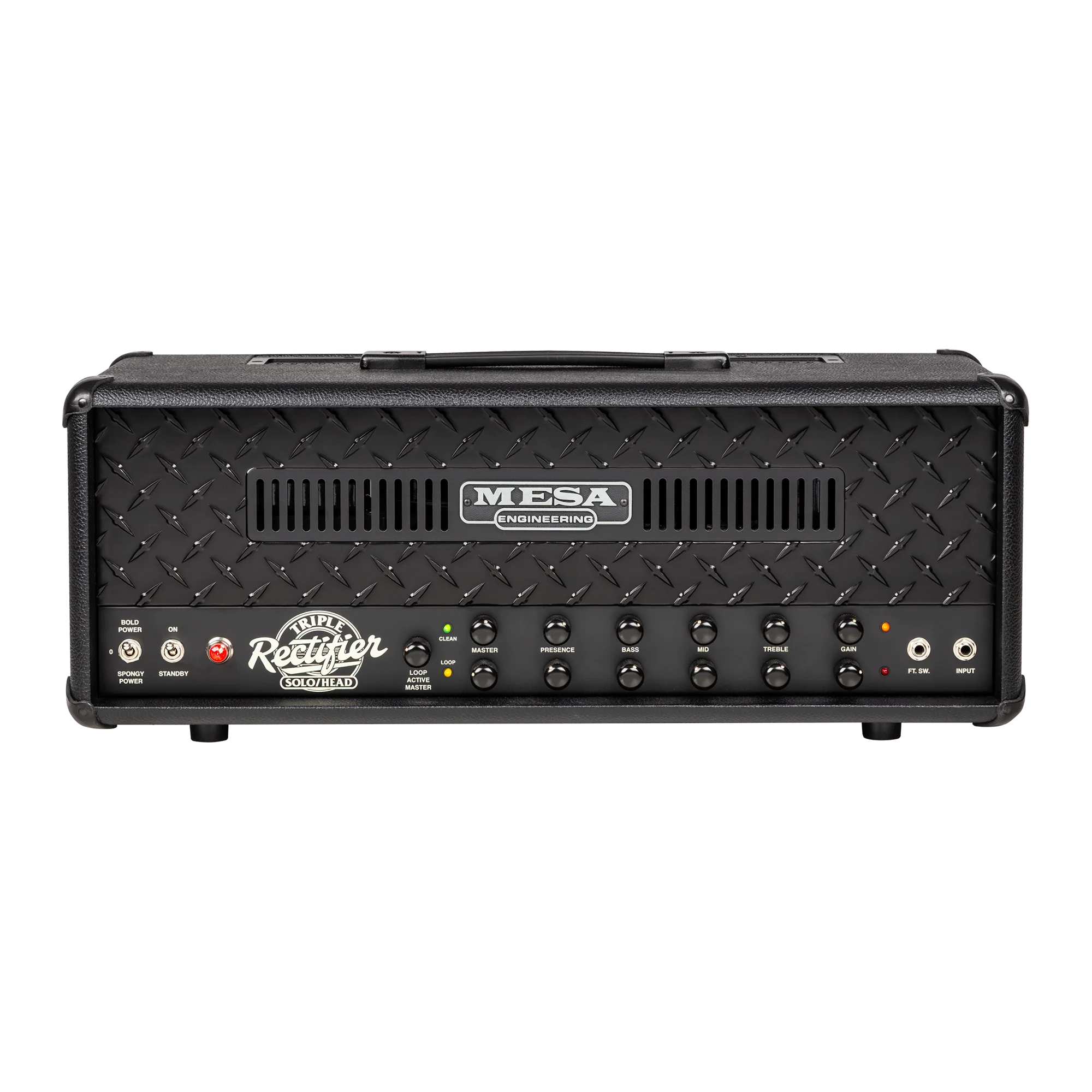 Mesa/Boogie 90s Triple Rectifier Head, Black Bronco
