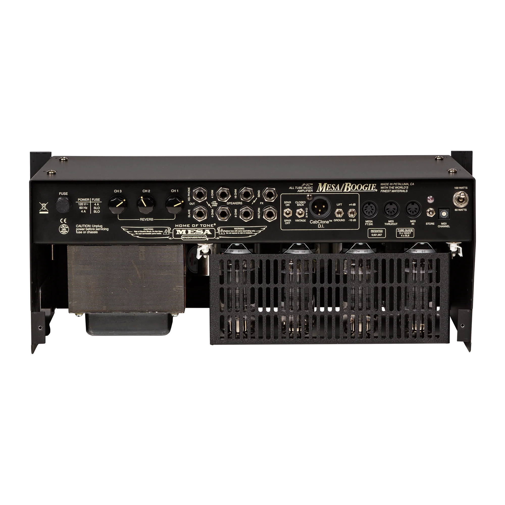 Mesa/Boogie JP-2C Rackmount, Black 2 Mesa/Boogie JP-2C Rackmount, Black