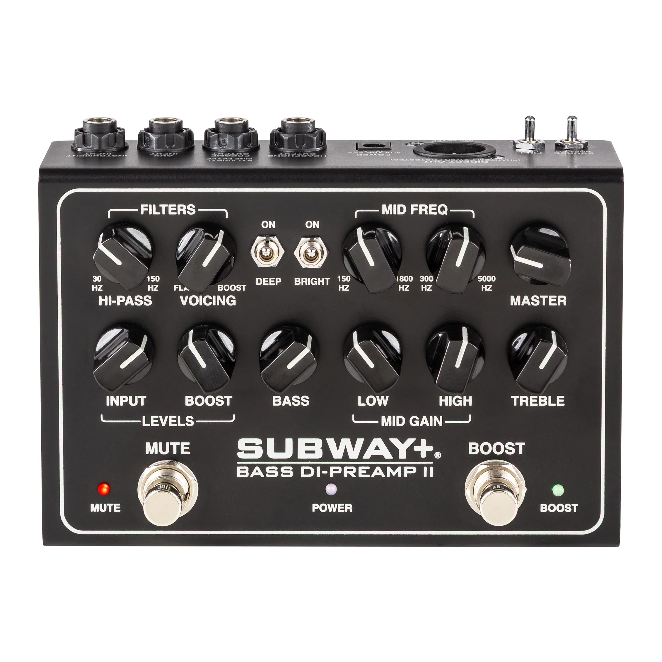 Mesa/Boogie Subway+ Bass DI-Preamp II, Black