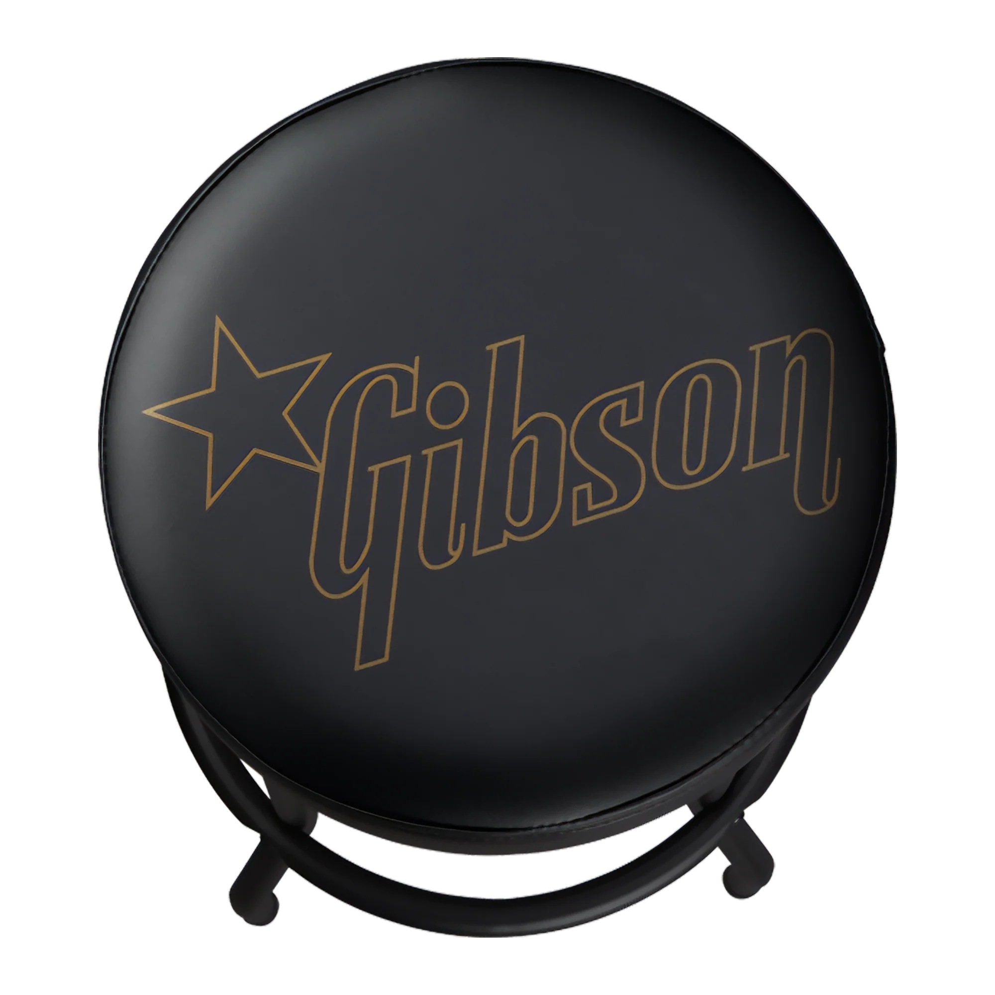 Gibson Premium Playing Stool, Star Logo, Tall (30)" 2 Gibson Premium Playing Stool, Star Logo, Tall (30)"