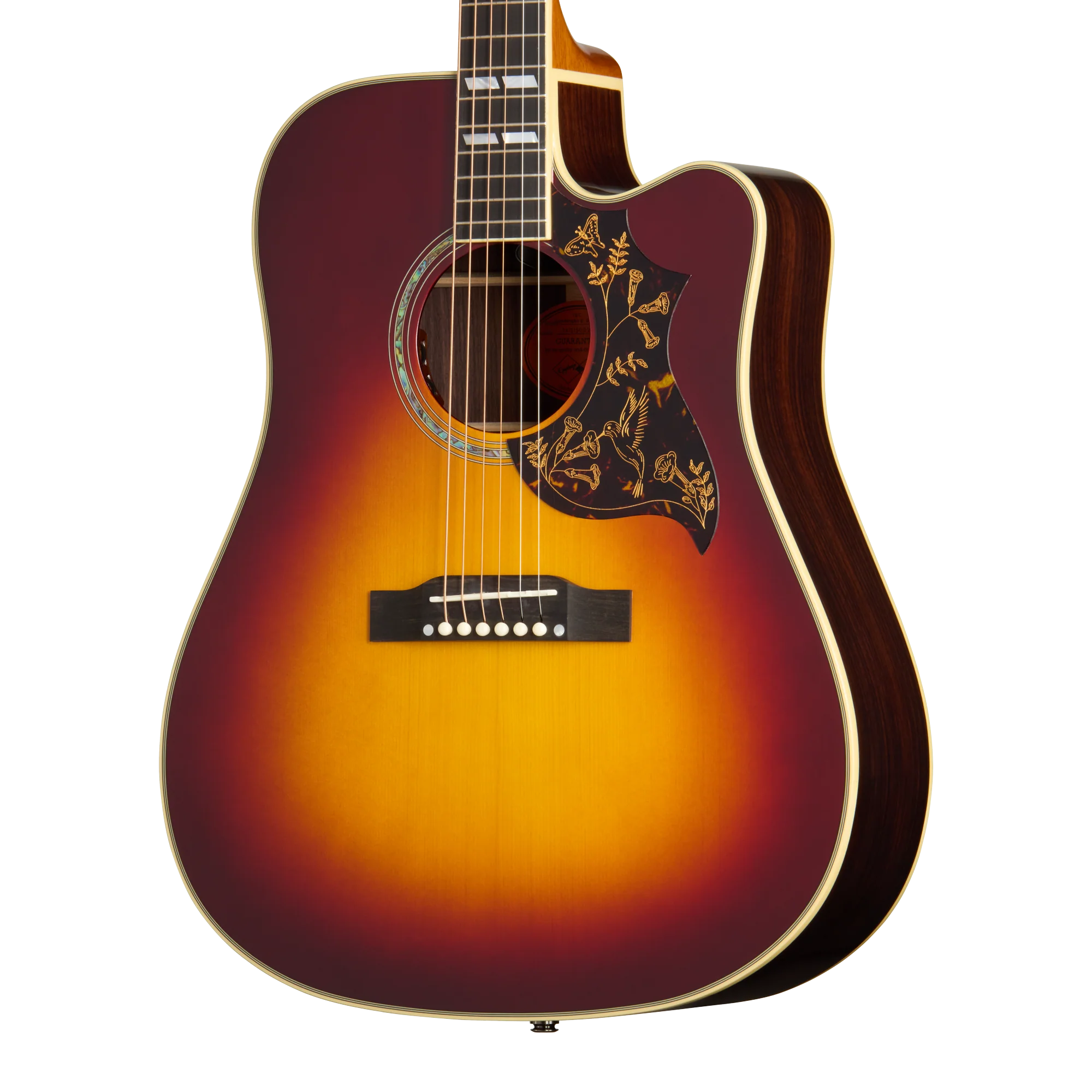 Epiphone IGC Hummingbird Deluxe EC, Autumn Burst