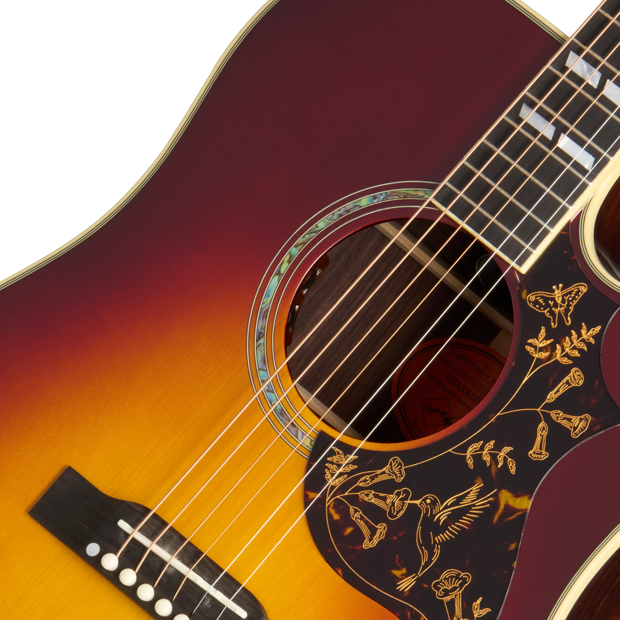 Epiphone IGC Hummingbird Deluxe EC, Autumn Burst 7 Epiphone IGC Hummingbird Deluxe EC, Autumn Burst
