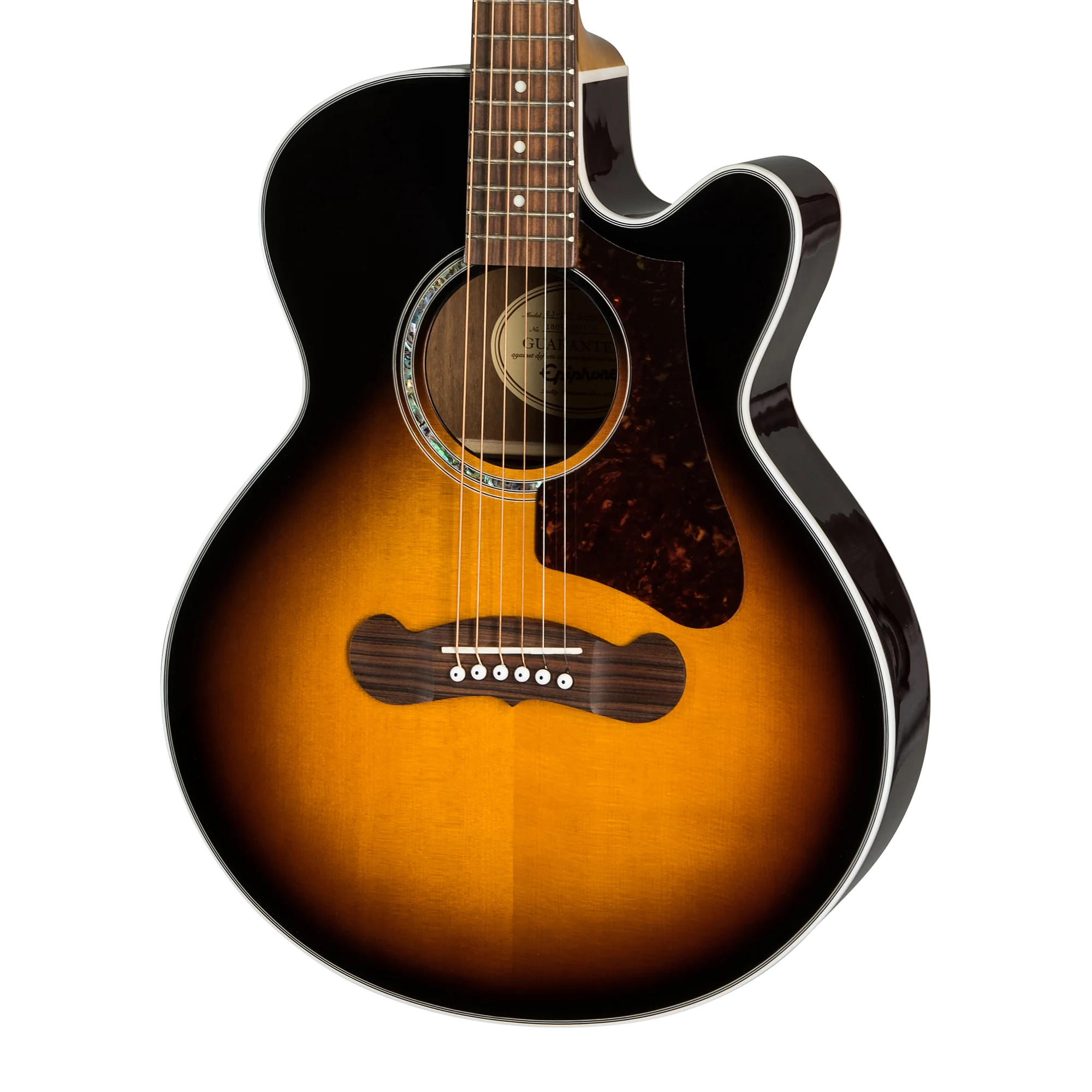Epiphone J-200 Studio Parlor EC, Vintage Sunburst