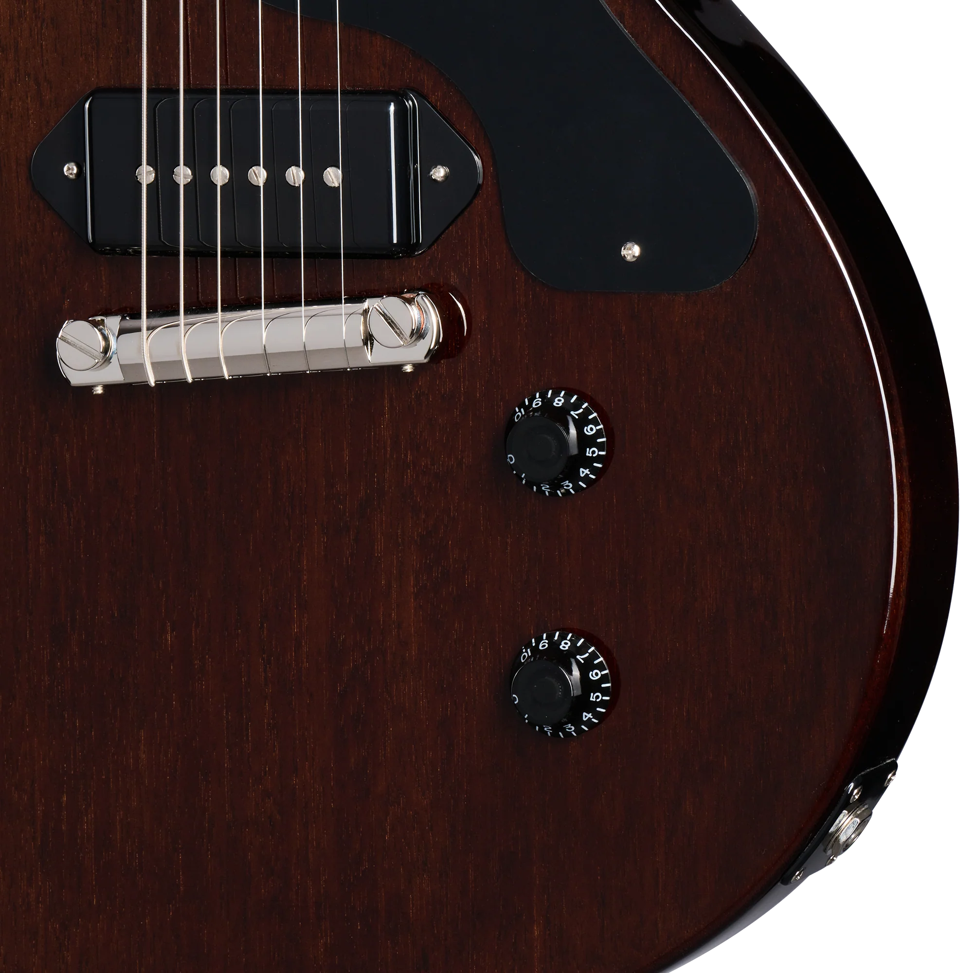 Gibson Les Paul Junior Double Cut, Dark Walnut, Exclusive 8 Gibson Les Paul Junior Double Cut, Dark Walnut, Exclusive