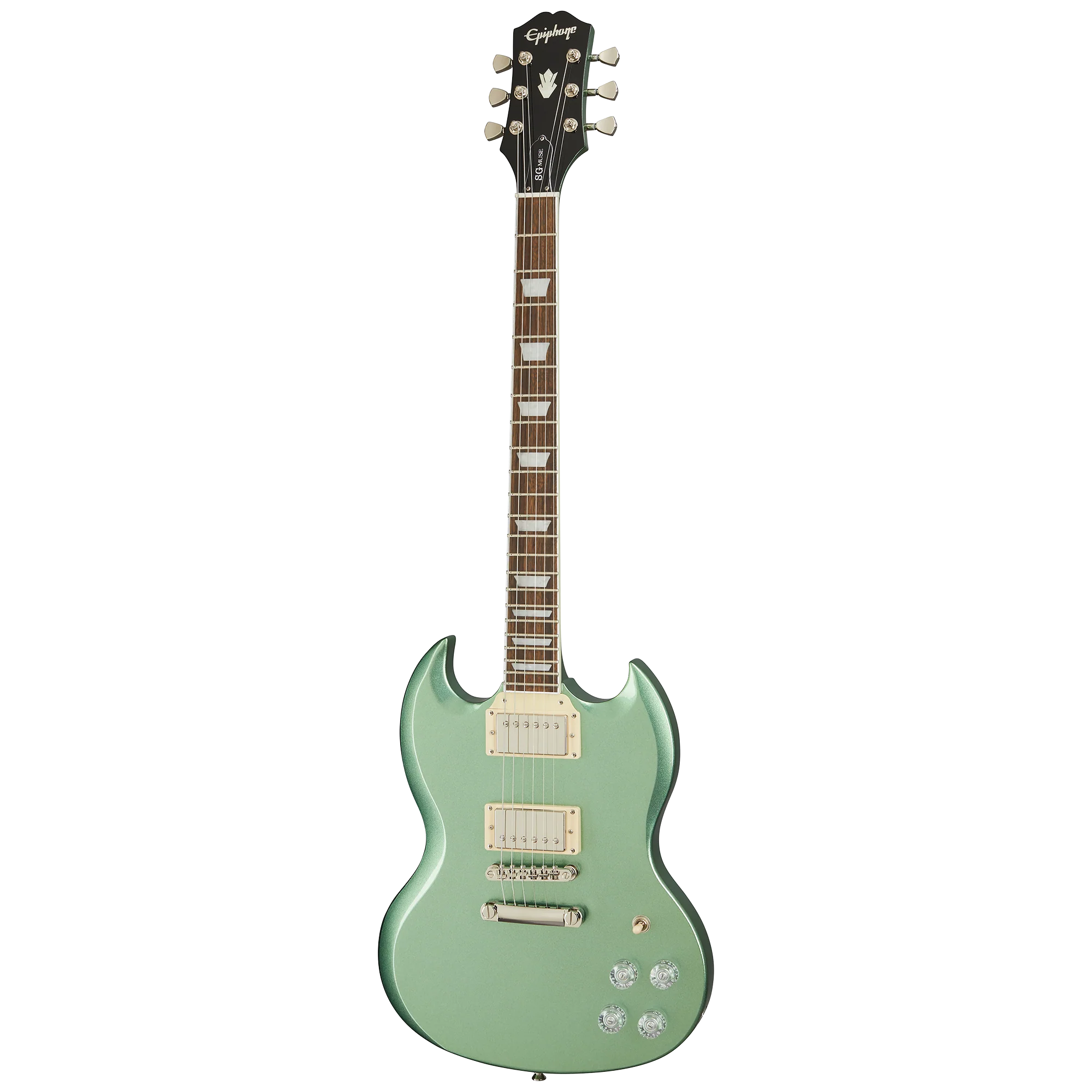 Epiphone SG Muse, Wanderlust Green Metallic, Wanderlust Metallic Green 3 Epiphone SG Muse, Wanderlust Green Metallic, Wanderlust Metallic Green