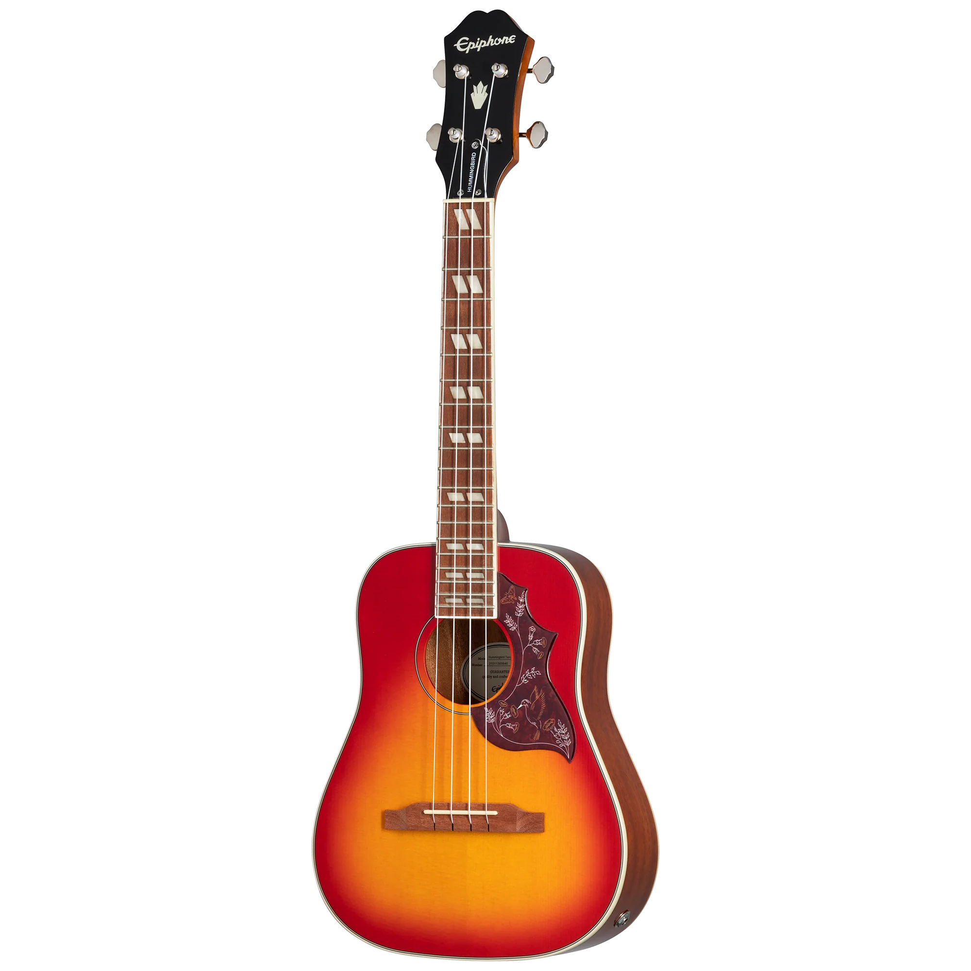 Epiphone Hummingbird Studio Tenor Ukulele, Faded Cherry Sunburst 3 Epiphone Hummingbird Studio Tenor Ukulele, Faded Cherry Sunburst