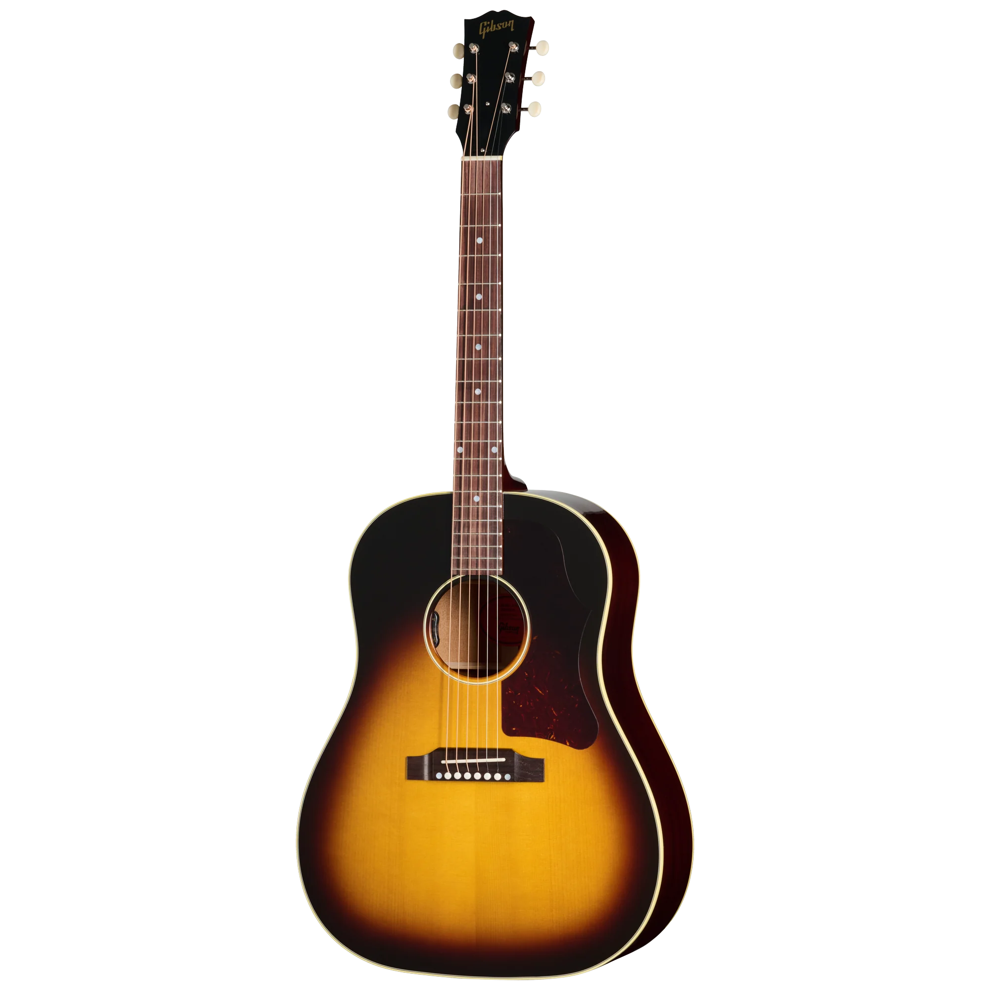 Gibson Custom J-45 50s with Red Spruce Top, Wide Vintage Sunburst 3 Gibson Custom J-45 50s with Red Spruce Top, Wide Vintage Sunburst