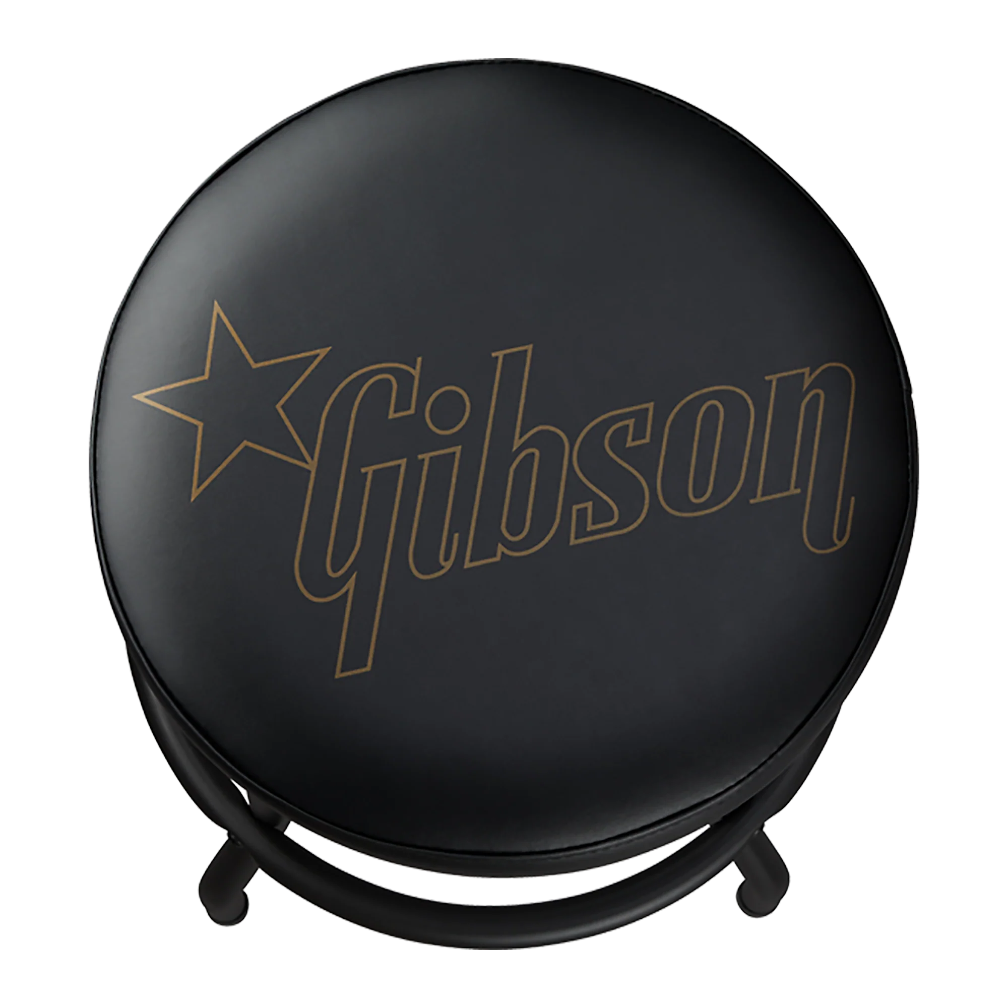 Gibson Premium Playing Stool, Star Logo, Short (24)" 2 Gibson Premium Playing Stool, Star Logo, Short (24)"
