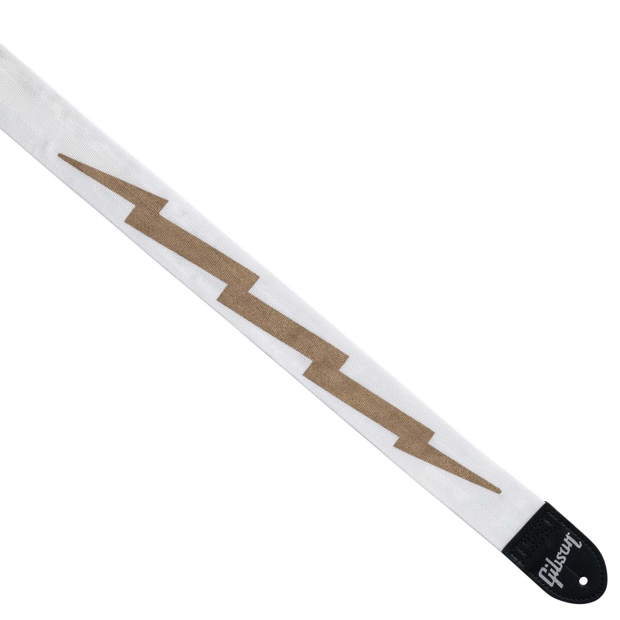 Gibson The Lightning Bolt Seatbelt, White 2 Gibson The Lightning Bolt Seatbelt, White
