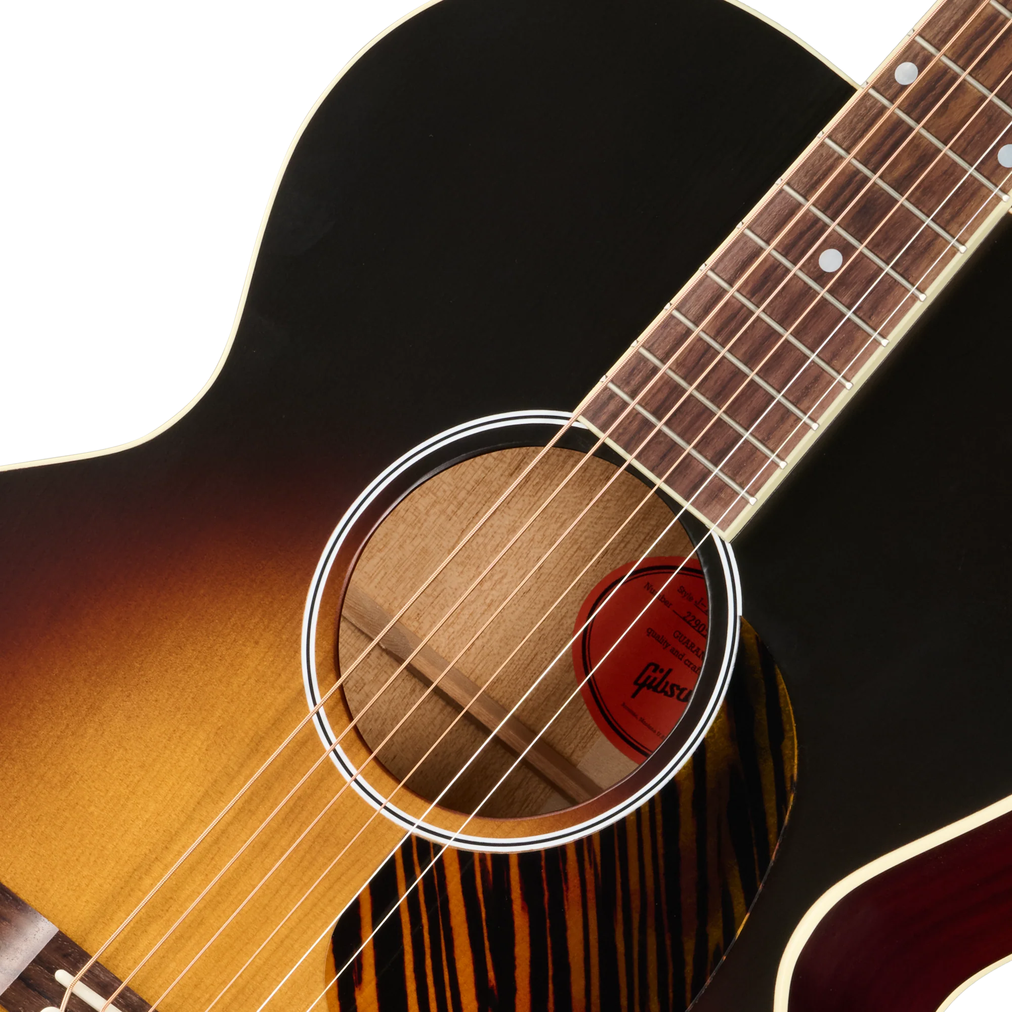 Gibson J-185 Century 12-Fret, Vintage Sunburst 7 Gibson J-185 Century 12-Fret, Vintage Sunburst