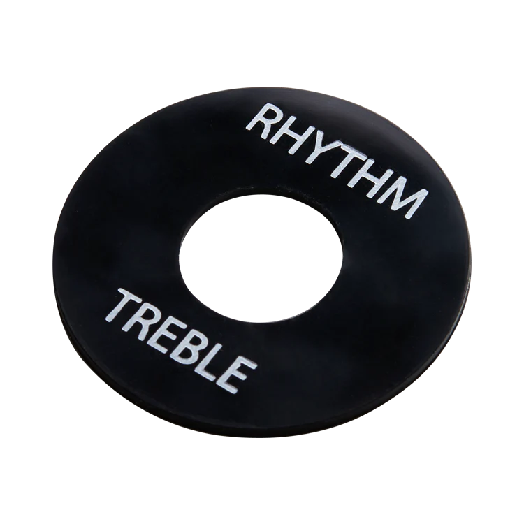 Gibson Toggle Switch Washer, Black with White 2 Gibson Toggle Switch Washer, Black with White