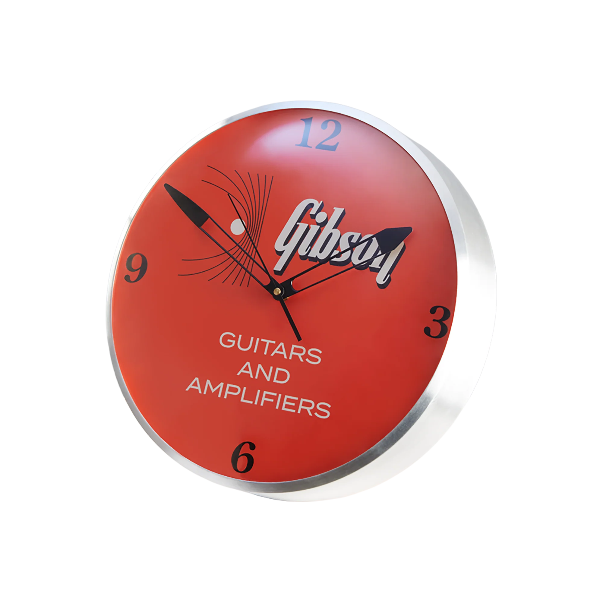 Gibson Vintage Lighted Wall Clock, Kalamazoo Orange 3 Gibson Vintage Lighted Wall Clock, Kalamazoo Orange