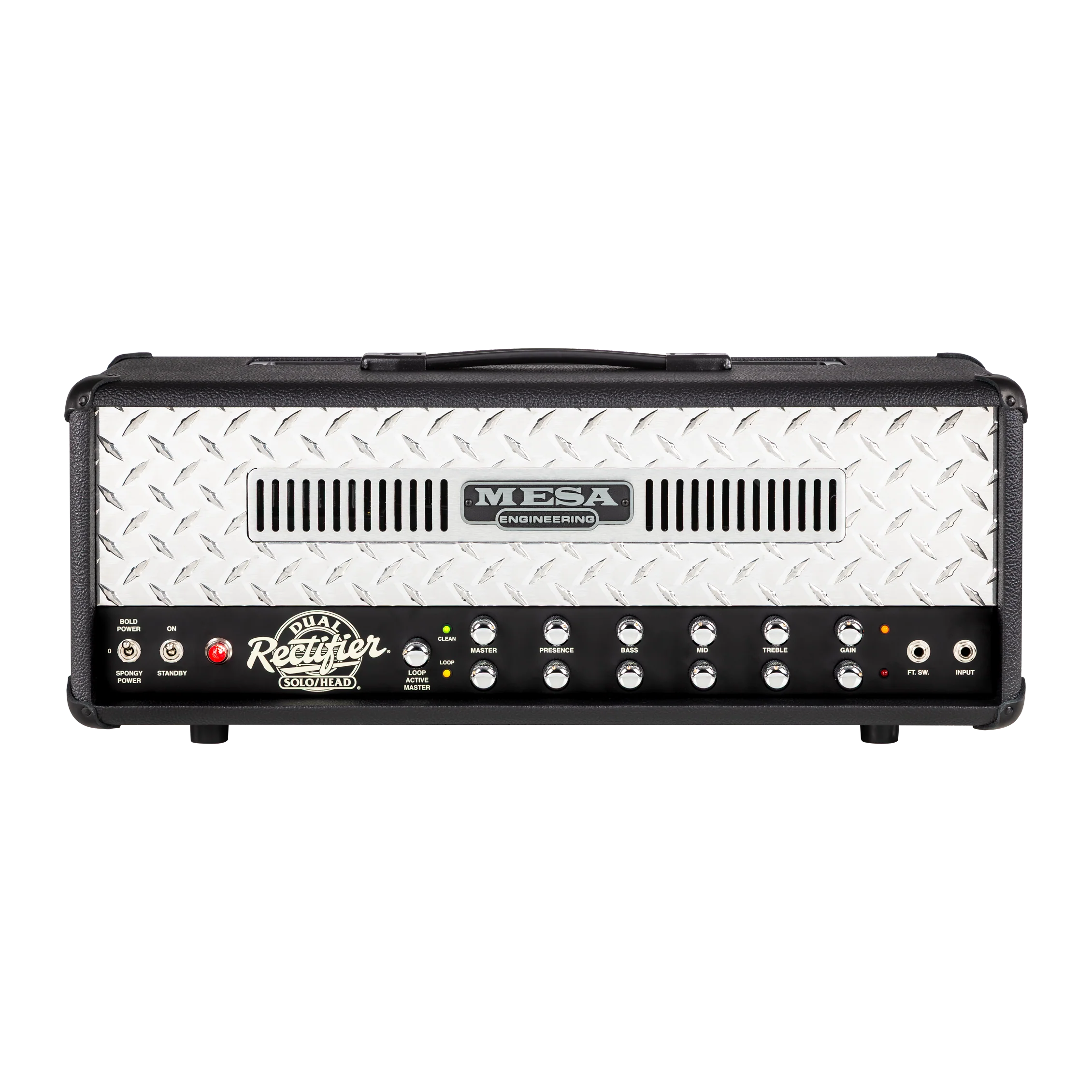 Mesa/Boogie 90s Dual Rectifier Standard Head, Black Bronco