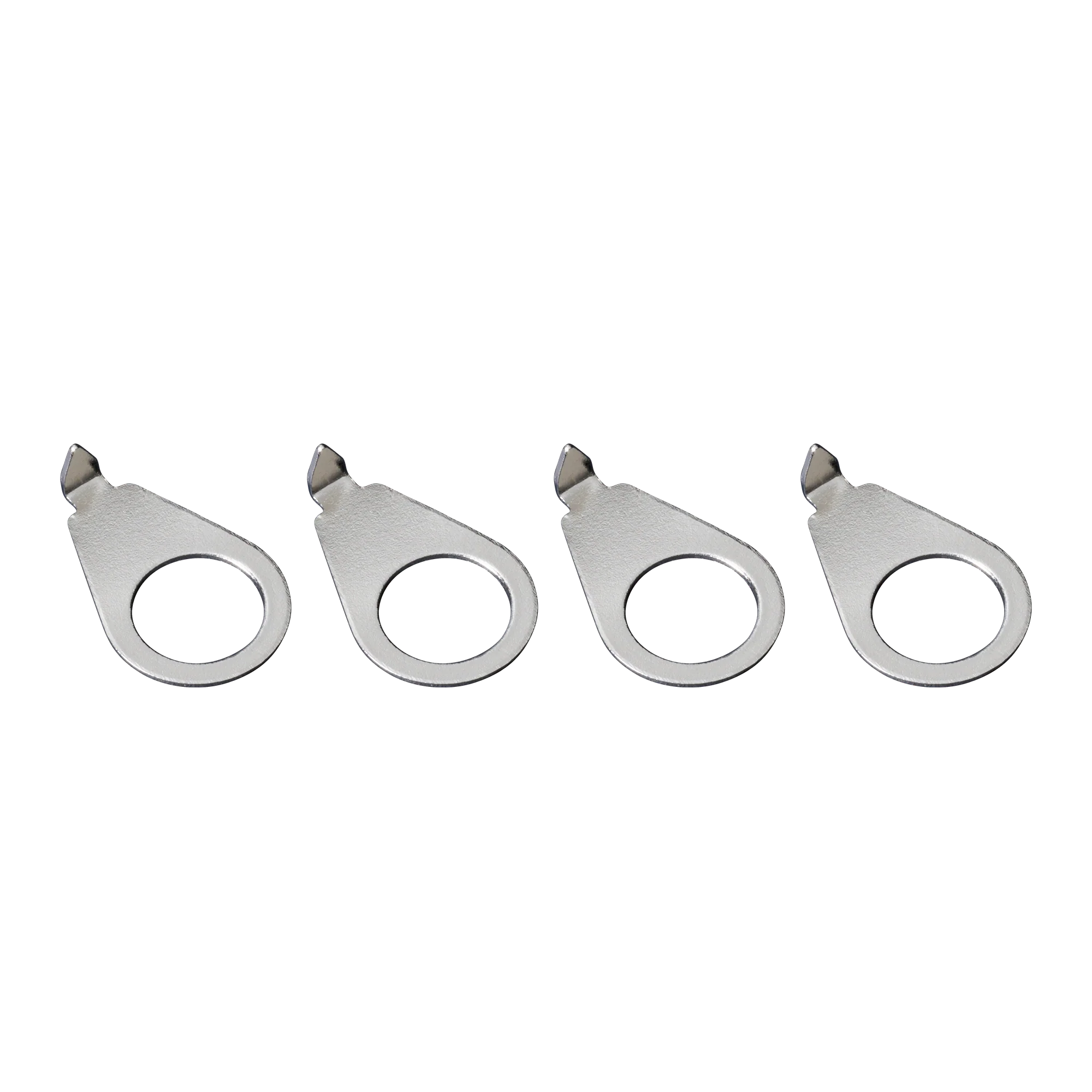 Gibson Historic Reissue Dial Pointers, Nickel, 4 pack, Exclusive