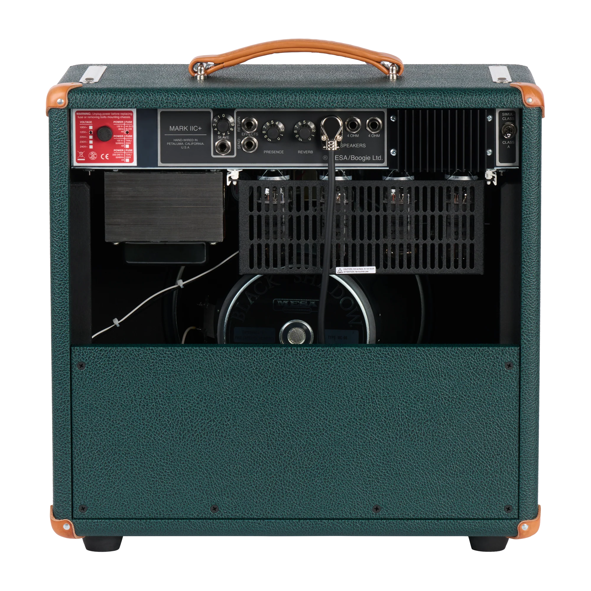 Mesa/Boogie Custom Configured Mark IIC+ 1x12 Combo, Emerald Bronco, EU 2 Mesa/Boogie Custom Configured Mark IIC+ 1x12 Combo, Emerald Bronco