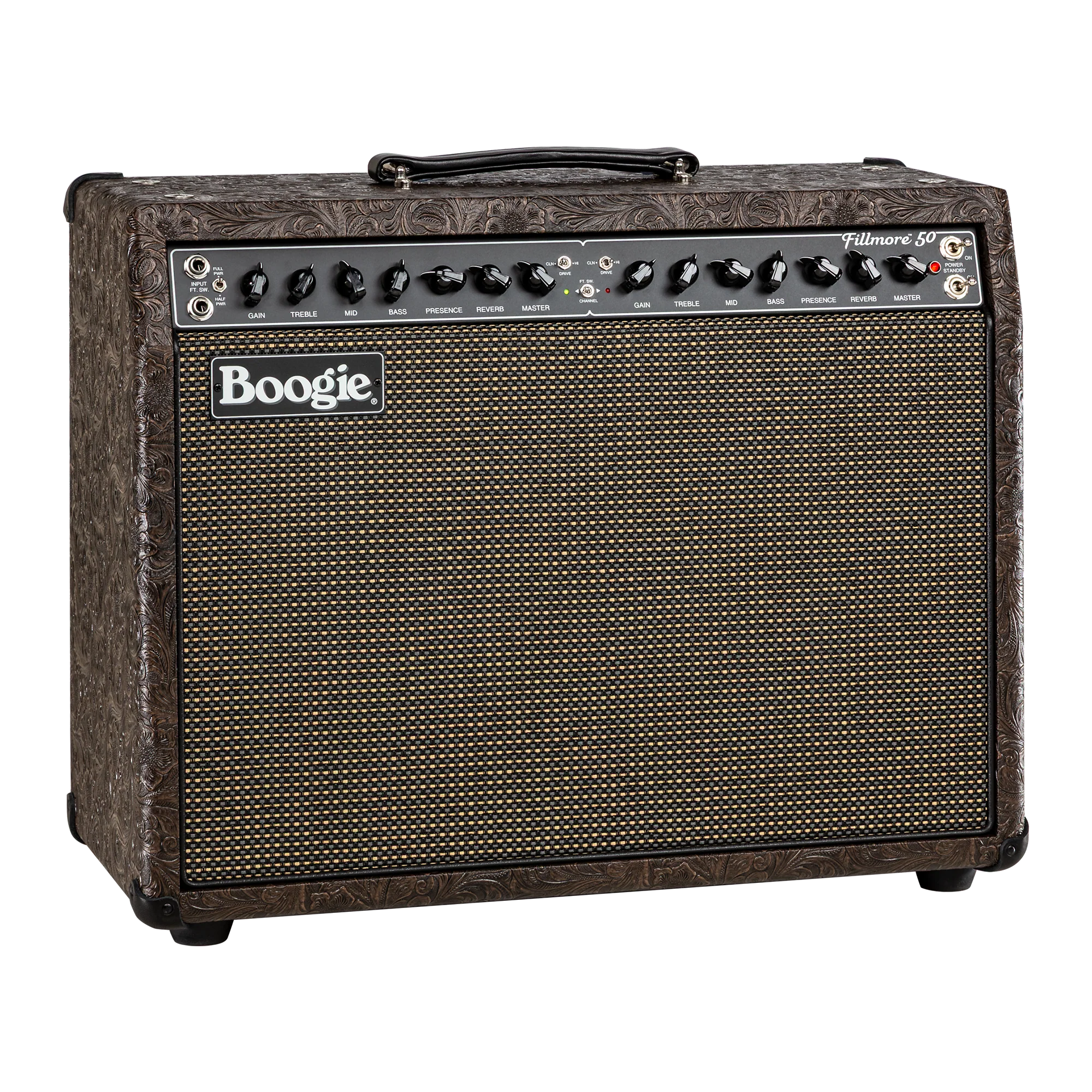 Mesa/Boogie Fillmore 50 2x10 Combo, Limited, Country Western Vinyl, Smoke Copper Grille 3 Mesa/Boogie Fillmore 50 2x10 Combo, Limited, Country Western Vinyl, Smoke Copper Grille