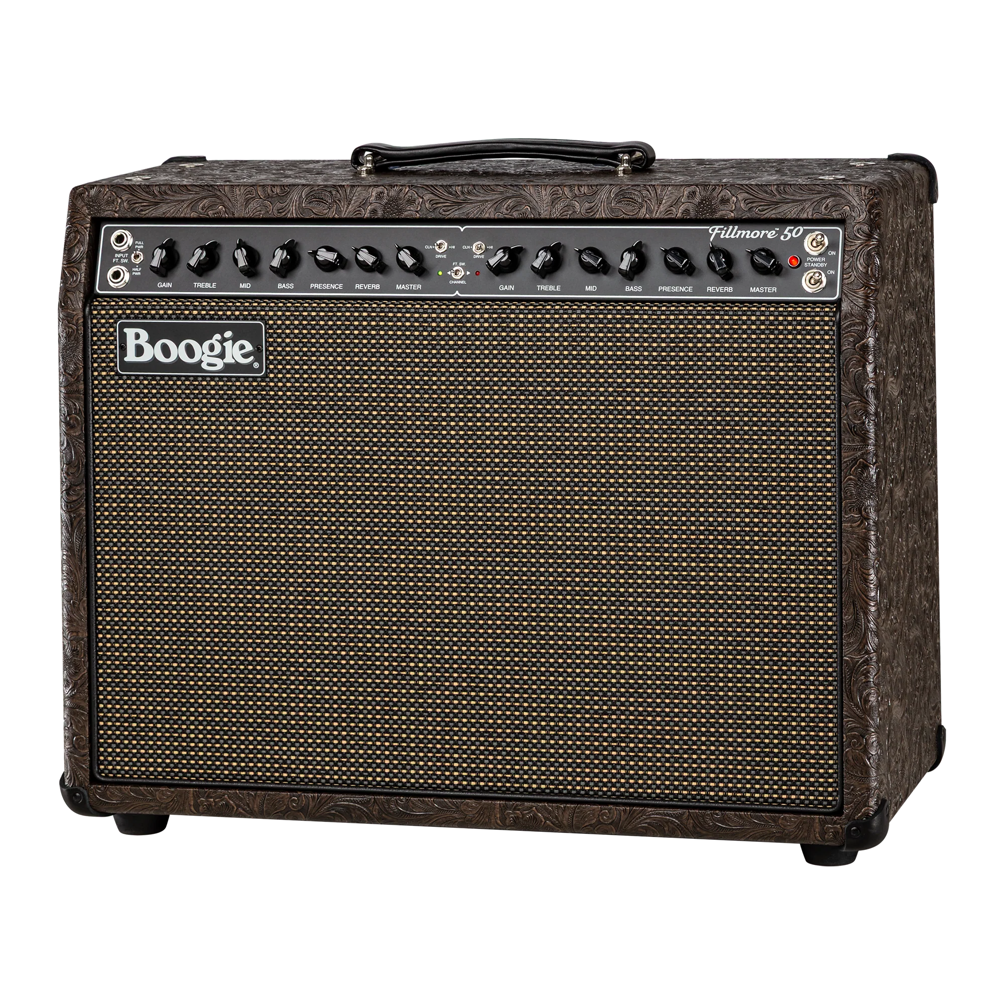 Mesa/Boogie Fillmore 50 2x10 Combo, Limited, Country Western Vinyl, Smoke Copper Grille 4 Mesa/Boogie Fillmore 50 2x10 Combo, Limited, Country Western Vinyl, Smoke Copper Grille
