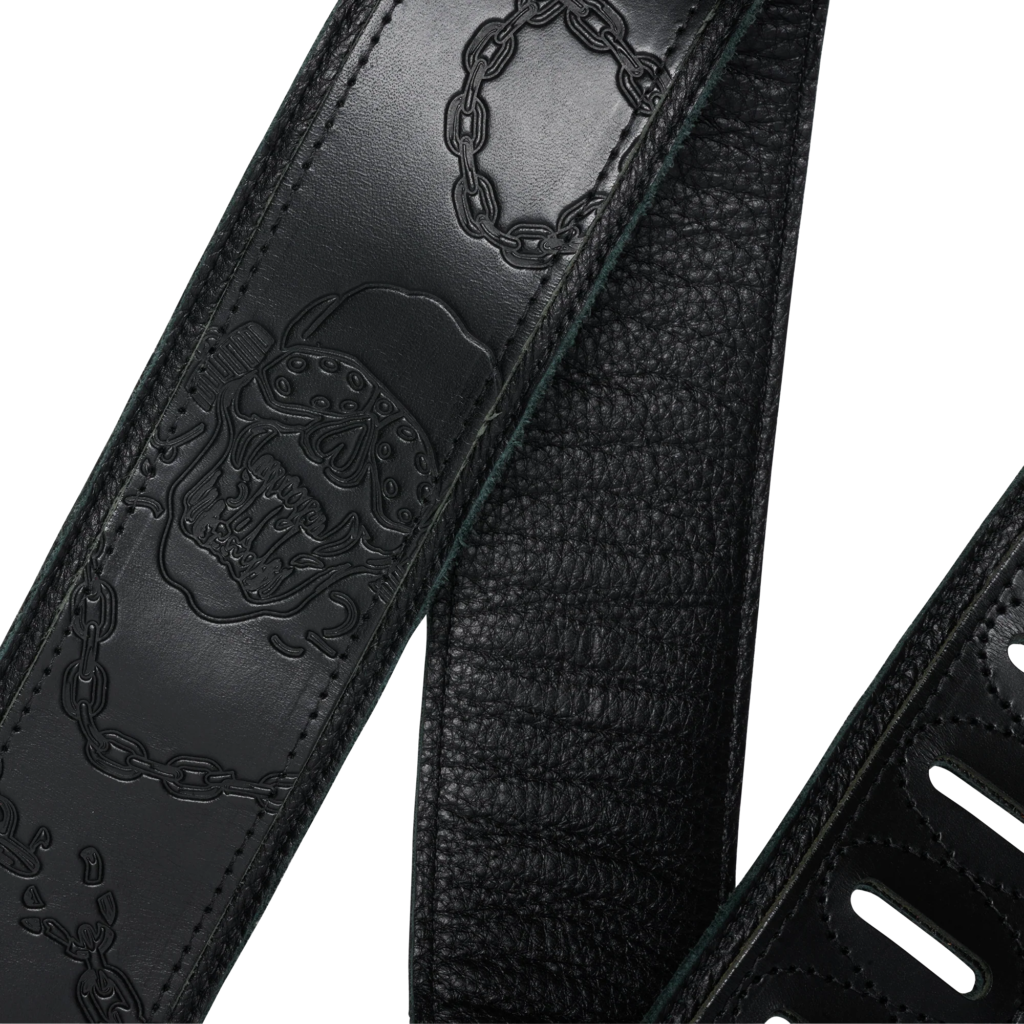 Gibson Dave Mustaine Signature Guitar Strap, Black, Exclusive 2 Gibson Dave Mustaine Signature Guitar Strap, Black, Exclusive
