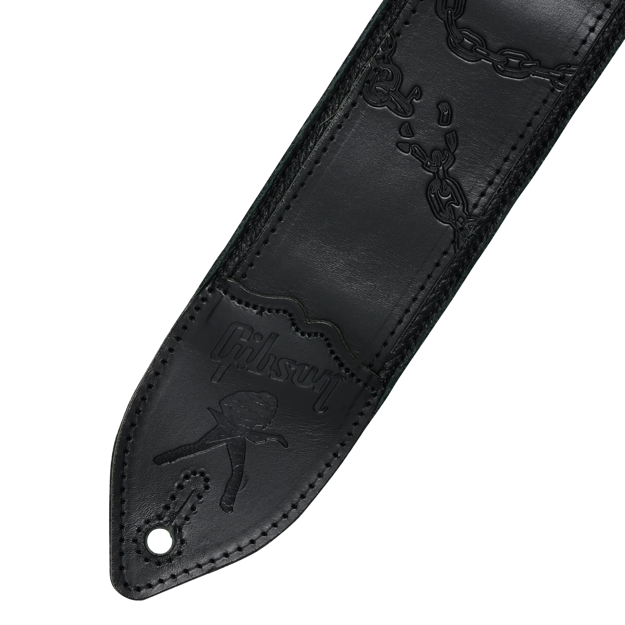 Gibson Dave Mustaine Signature Guitar Strap, Black, Exclusive 3 Gibson Dave Mustaine Signature Guitar Strap, Black, Exclusive