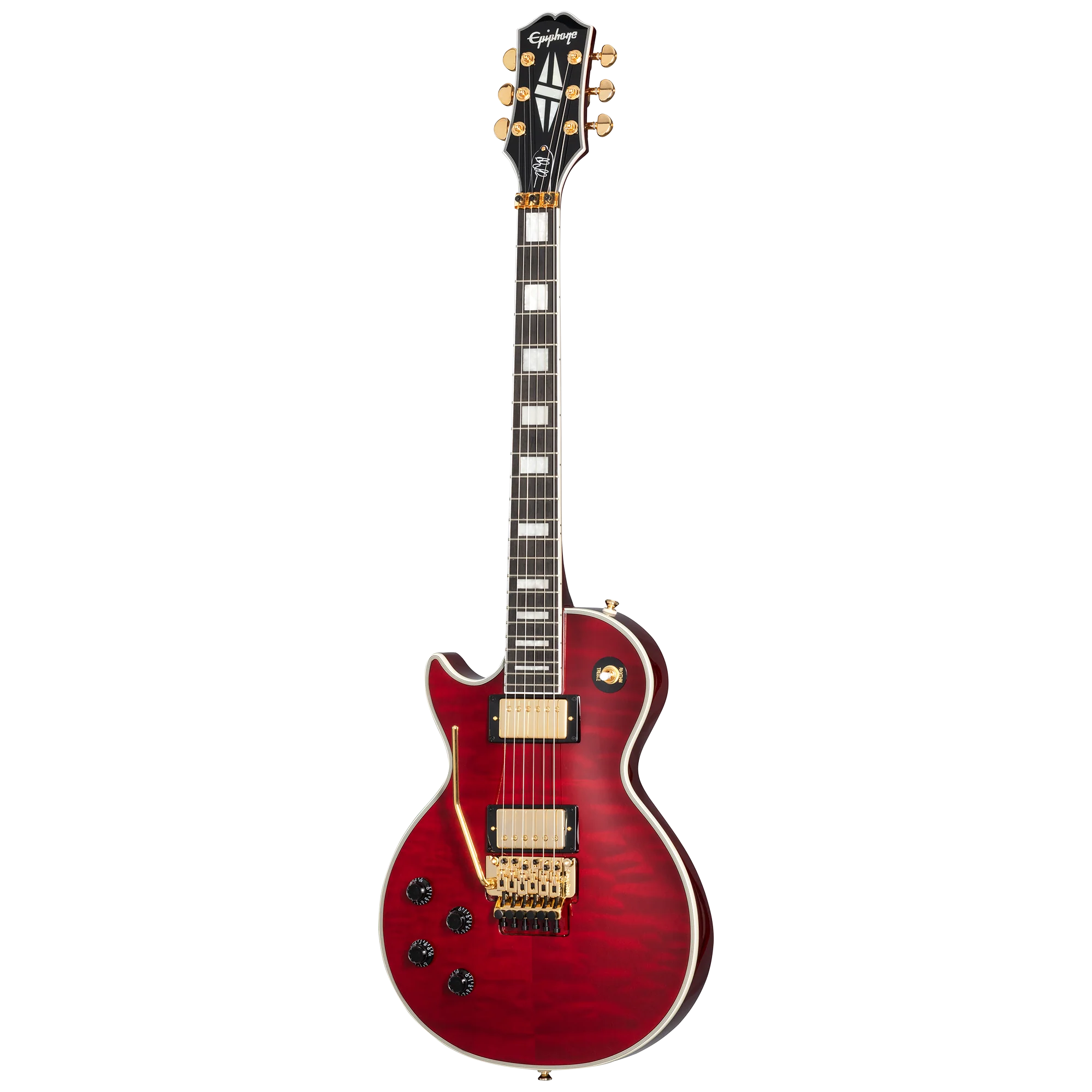 Epiphone Alex Lifeson Les Paul Custom Axcess, Left-Handed, Ruby 3 Epiphone Alex Lifeson Les Paul Custom Axcess, Left-Handed, Ruby