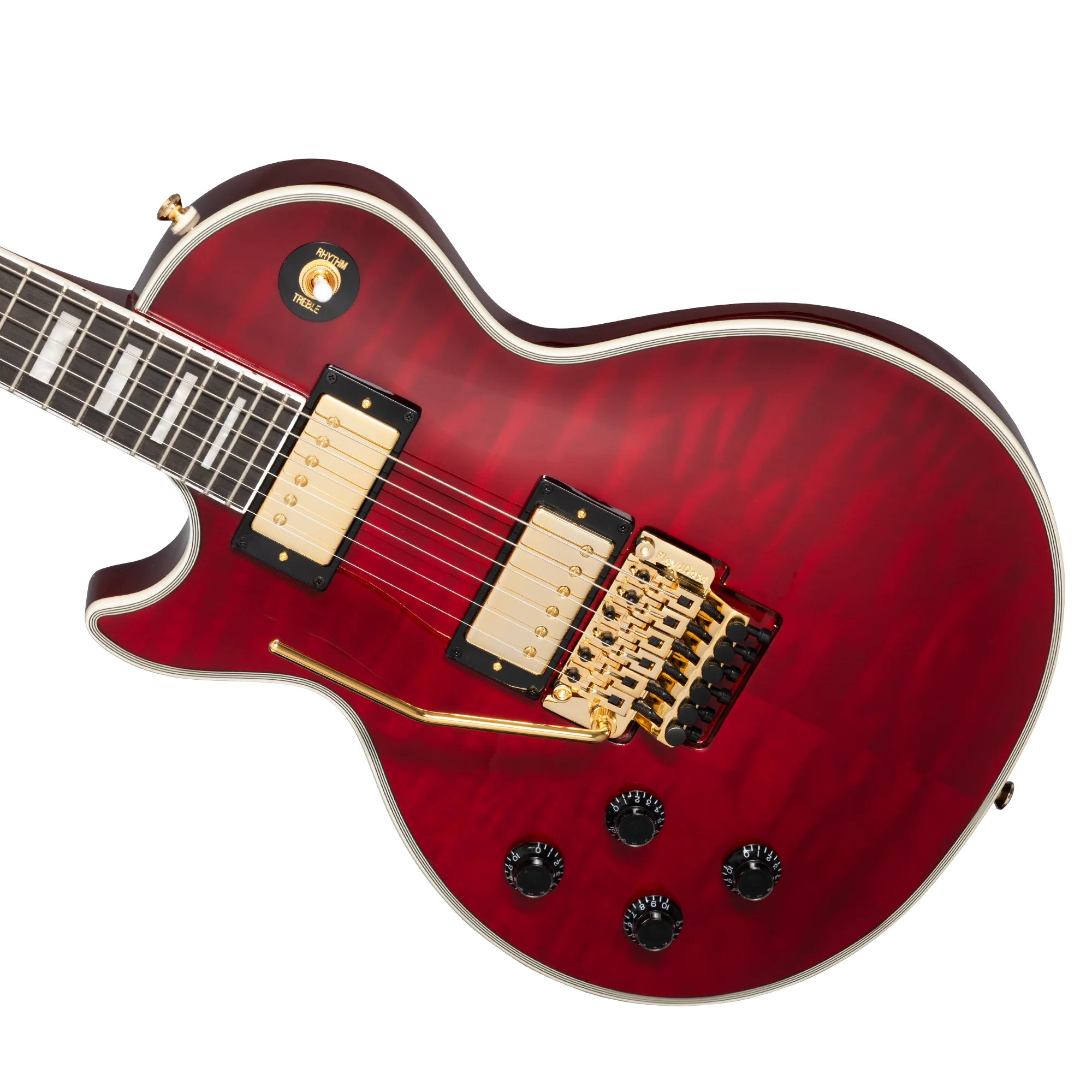Epiphone Alex Lifeson Les Paul Custom Axcess, Left-Handed, Ruby 9 Epiphone Alex Lifeson Les Paul Custom Axcess, Left-Handed, Ruby
