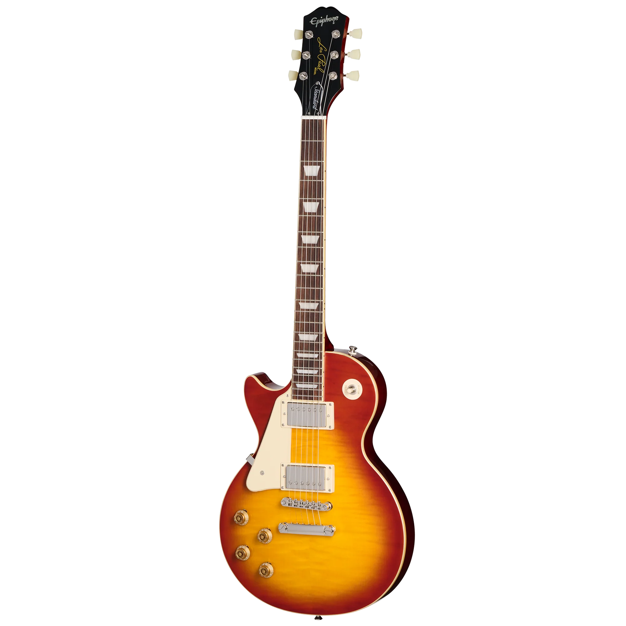 Epiphone Les Paul Standard 50s, Left-Handed, Washed Cherry Sunburst 3 Epiphone Les Paul Standard 50s, Left-Handed, Washed Cherry Sunburst