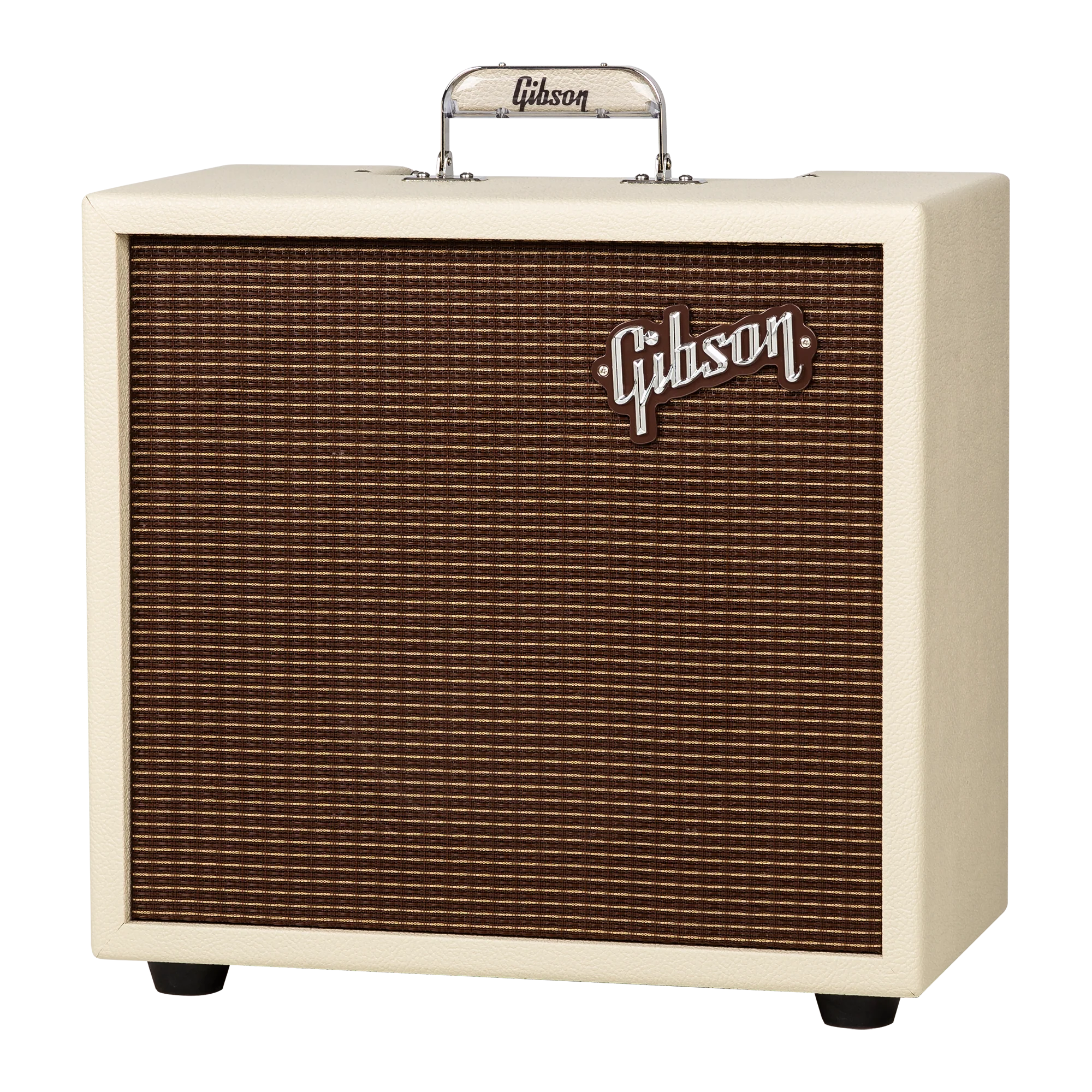 Gibson Falcon 5 1x10 Combo, Cream Bronco Vinyl with Oxblood Grille 4 Gibson Falcon 5 1x10 Combo, Cream Bronco Vinyl with Oxblood Grille