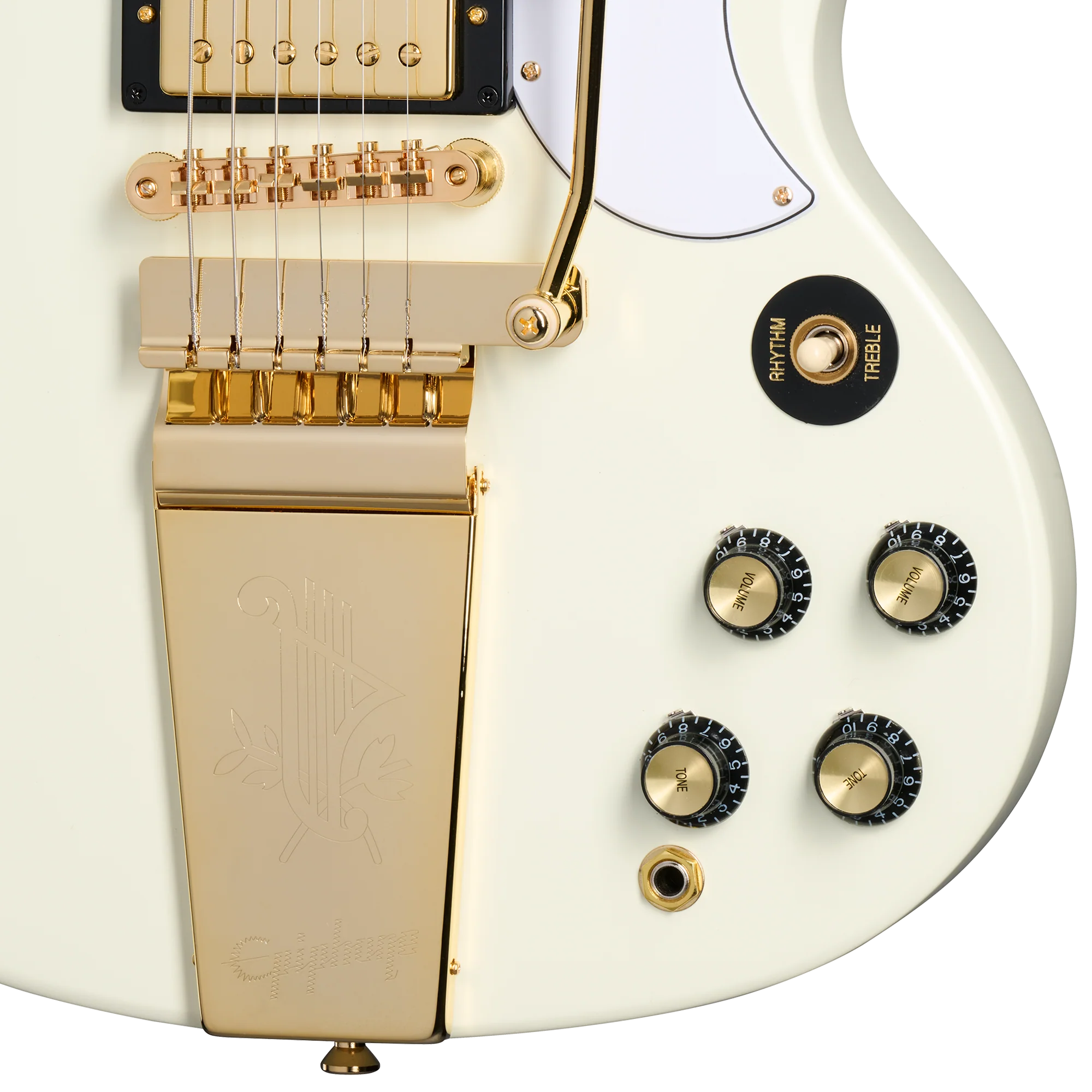 Epiphone IGC 1963 Les Paul SG Custom With Maestro Vibrola, Classic White 7 Epiphone IGC 1963 Les Paul SG Custom With Maestro Vibrola, Classic White