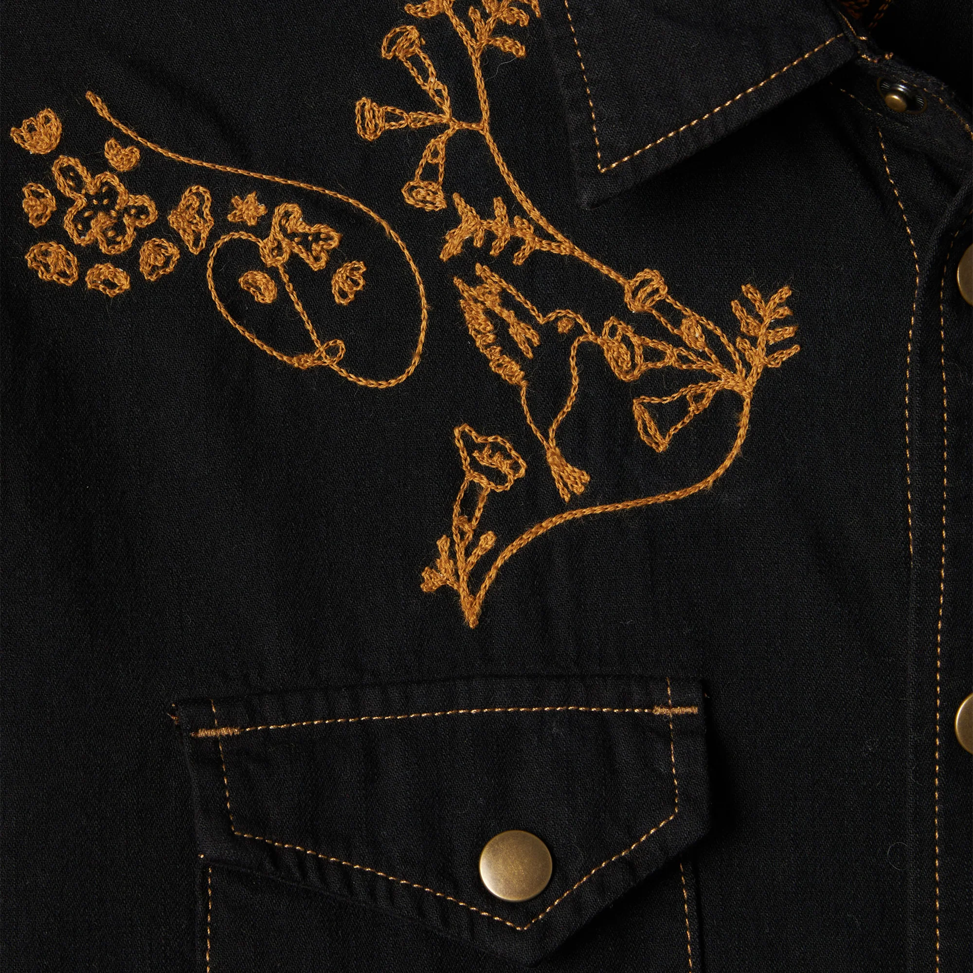 Billy Reid x Gibson Embroidered Denim Shirt 7 Billy Reid x Gibson Embroidered Denim Shirt