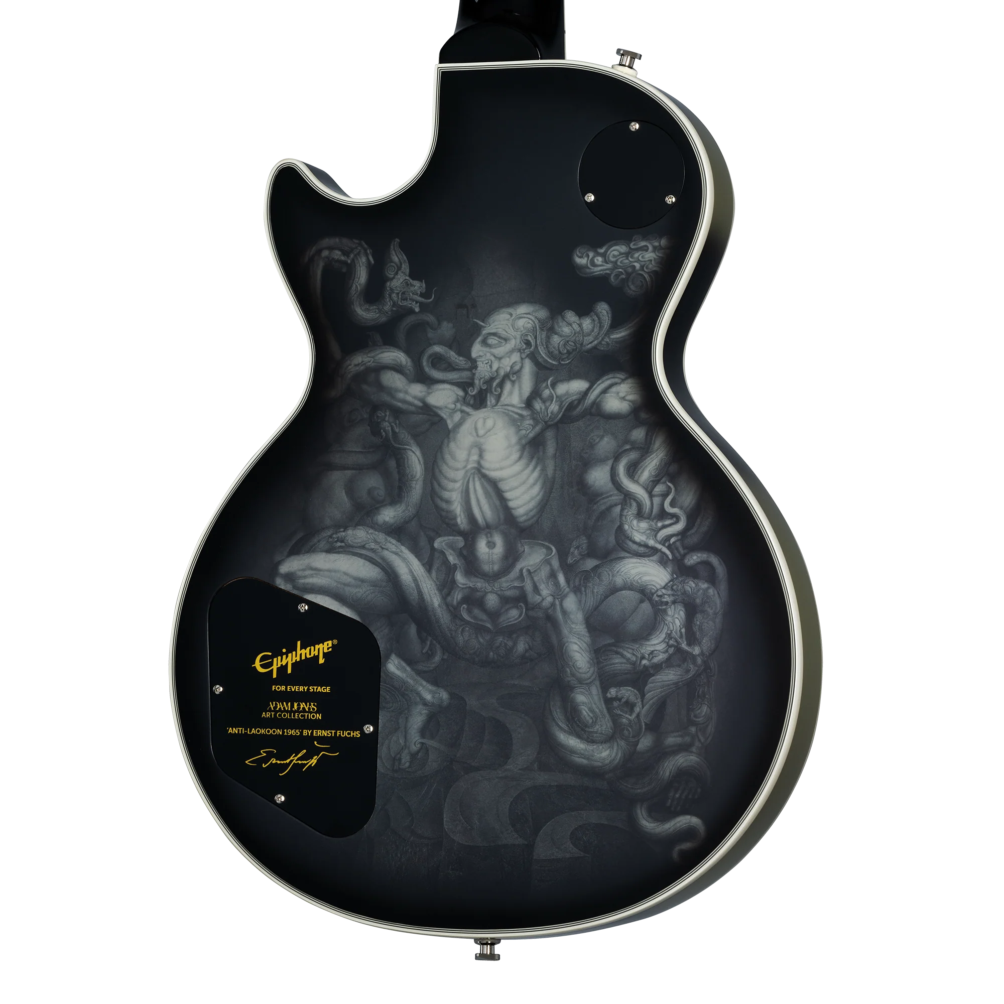 Epiphone Adam Jones Les Paul Custom Art Collection: Ernst Fuchs’ “ANTI-LAOKOON 1965”, Antique Silverburst
