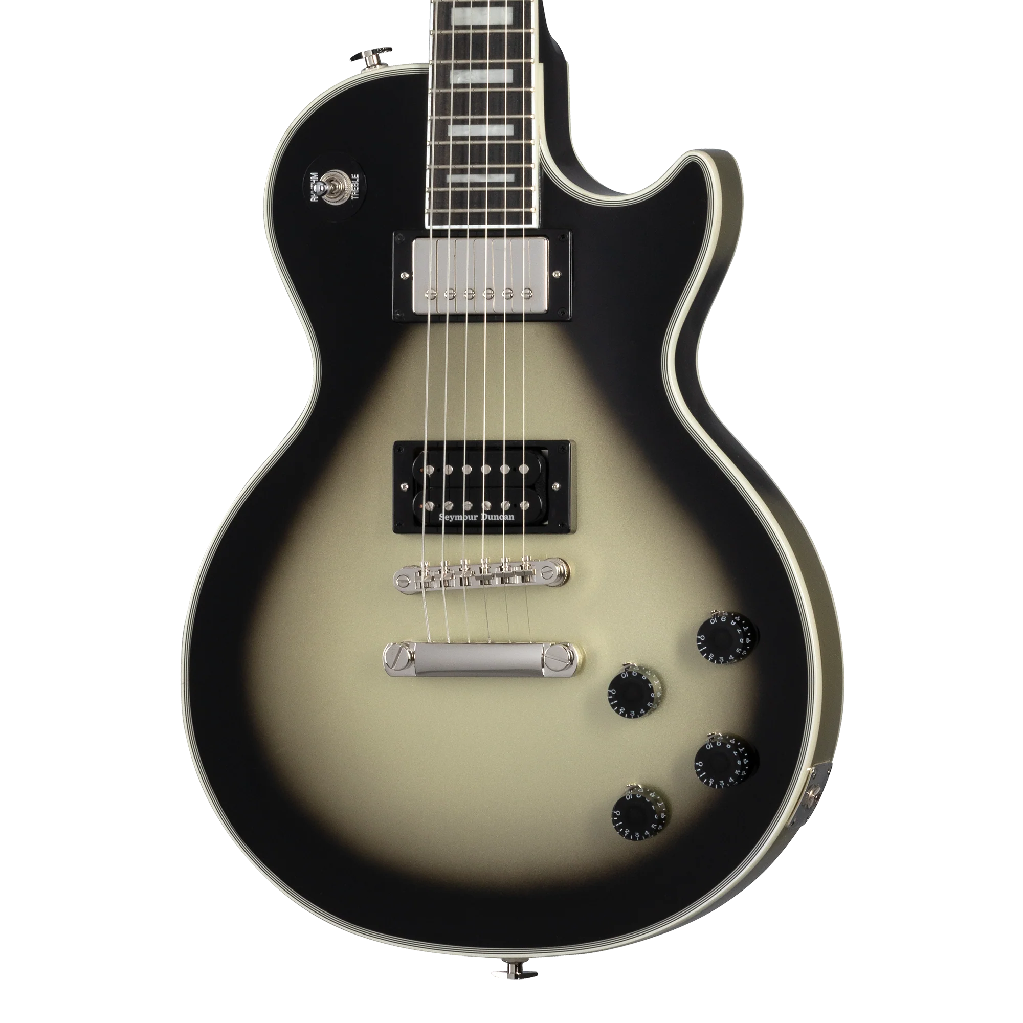 Epiphone Adam Jones Les Paul Custom Art Collection: Mark Ryden’s “The Veil of Bees", Antique Silverburst 2 Epiphone Adam Jones Les Paul Custom Art Collection: Mark Ryden’s “The Veil of Bees", Antique Silverburst
