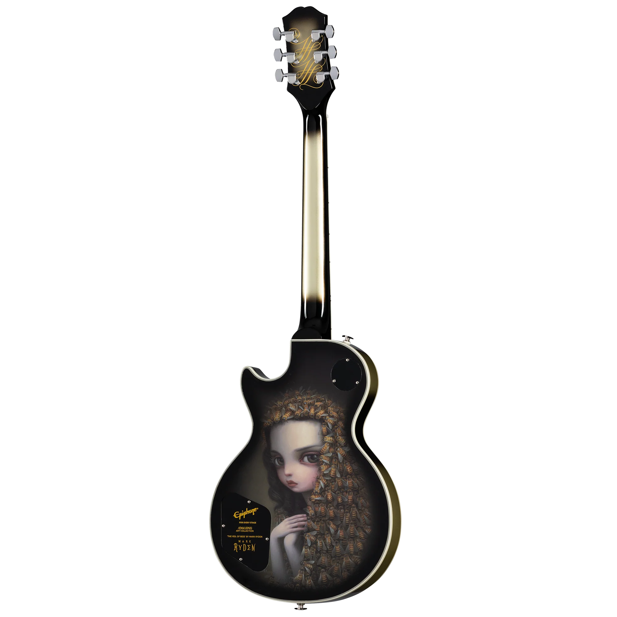 Epiphone Adam Jones Les Paul Custom Art Collection: Mark Ryden’s “The Veil of Bees", Antique Silverburst 3 Epiphone Adam Jones Les Paul Custom Art Collection: Mark Ryden’s “The Veil of Bees", Antique Silverburst