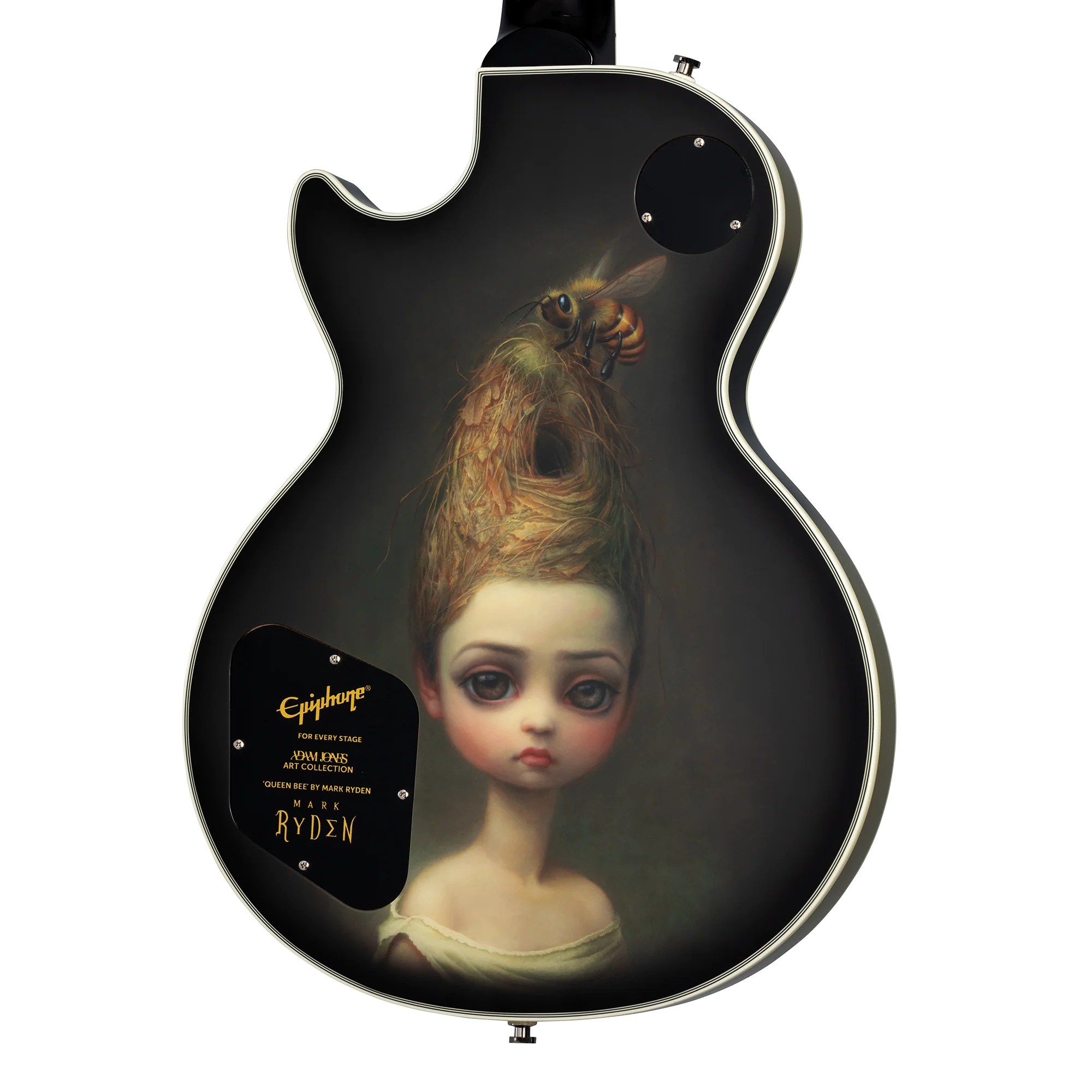 Epiphone Adam Jones Les Paul Custom Art Collection: Mark Ryden’s “Queen Bee” , Antique Silverburst