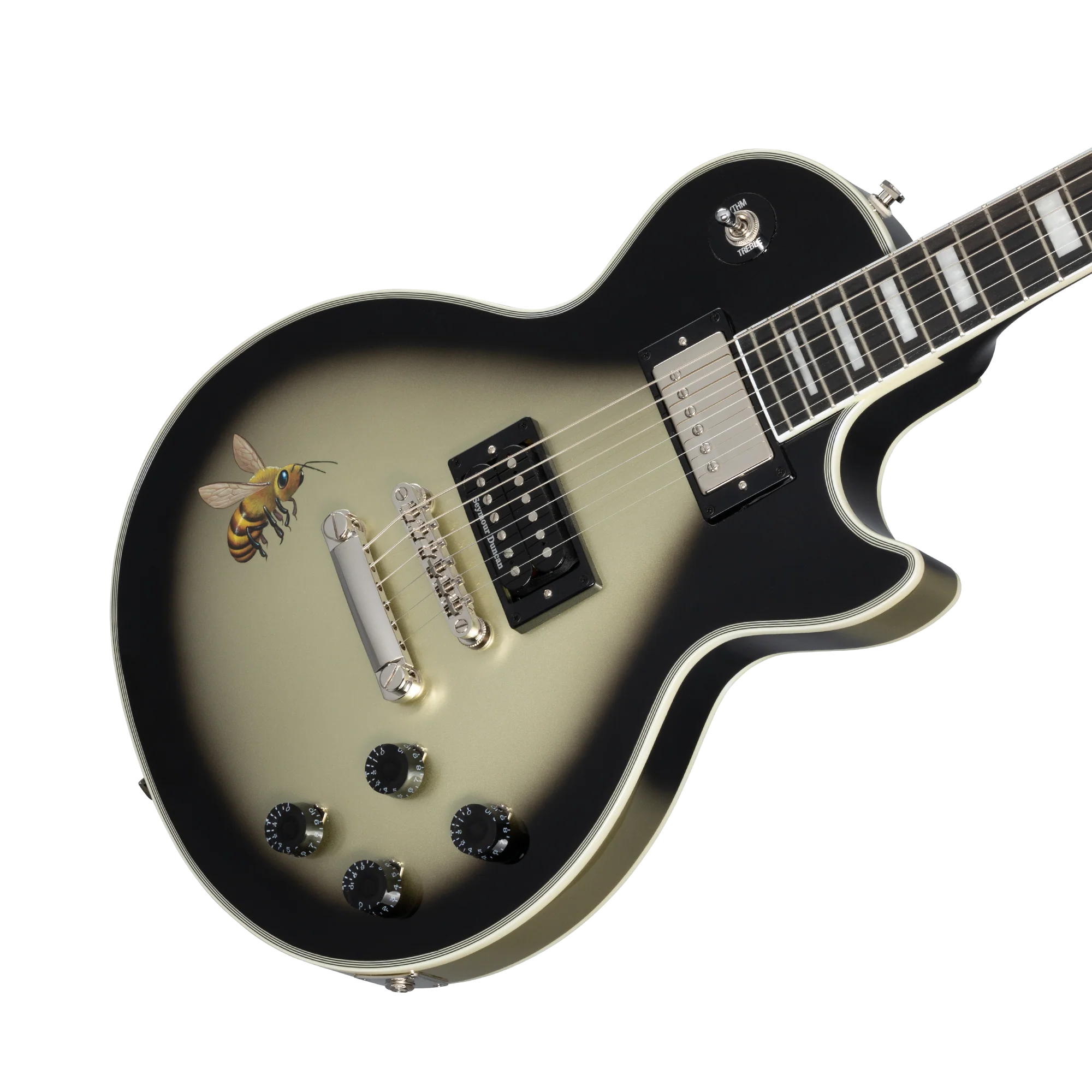 Epiphone Adam Jones Les Paul Custom Art Collection: Mark Ryden’s “Queen Bee” , Antique Silverburst 10 Epiphone Adam Jones Les Paul Custom Art Collection: Mark Ryden’s “Queen Bee” , Antique Silverburst