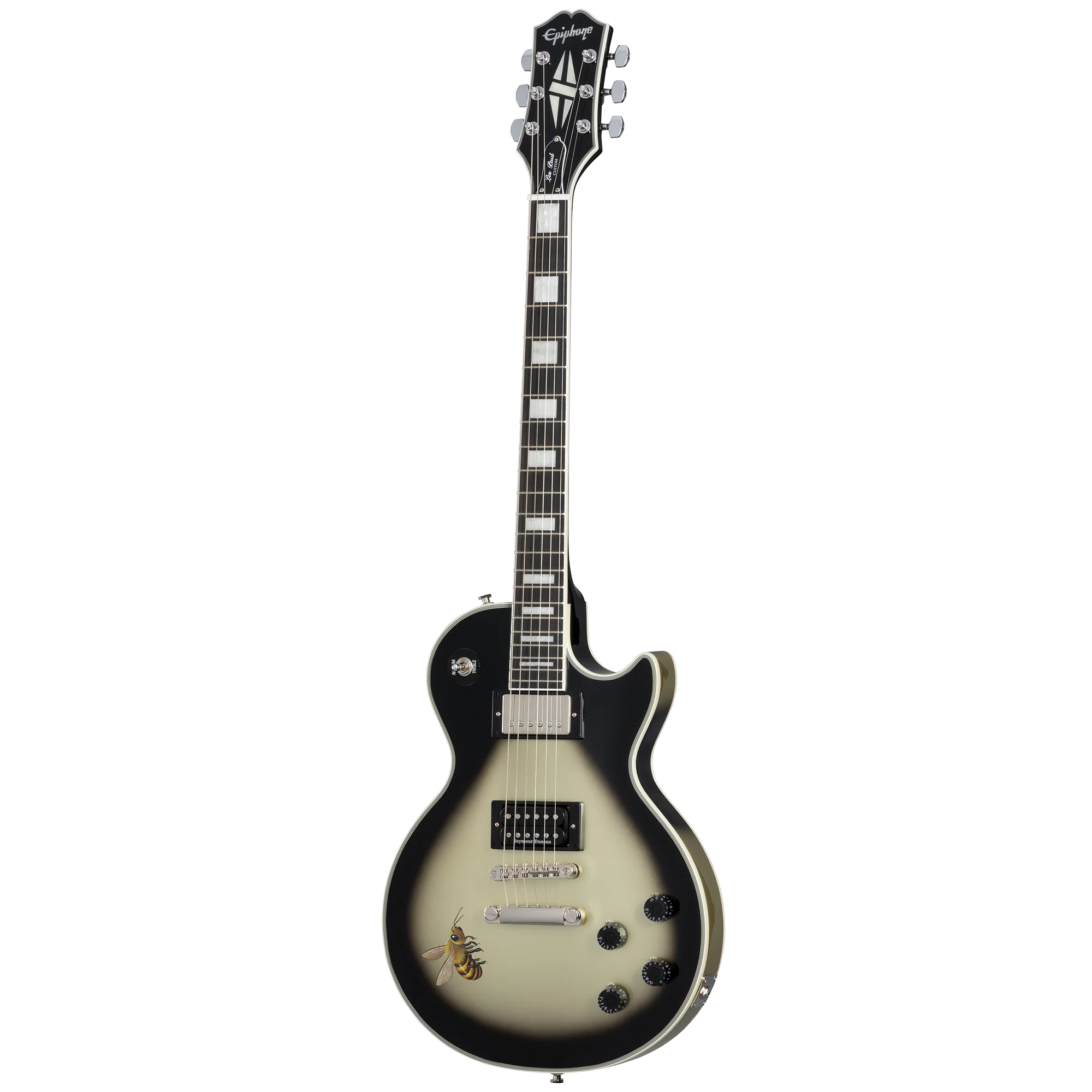 Epiphone Adam Jones Les Paul Custom Art Collection: Mark Ryden’s “Queen Bee” , Antique Silverburst 3 Epiphone Adam Jones Les Paul Custom Art Collection: Mark Ryden’s “Queen Bee” , Antique Silverburst