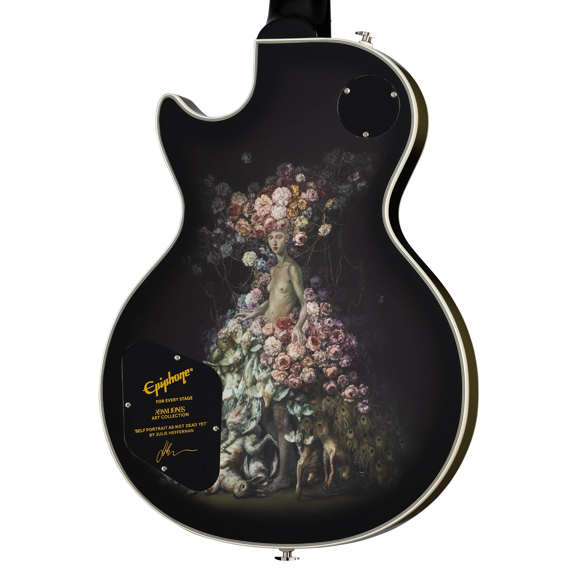 Epiphone Adam Jones Les Paul Custom Art Collection: Julie Heffernan’s “Self Portrait as Not Dead Yet”, Antique Silverburst
