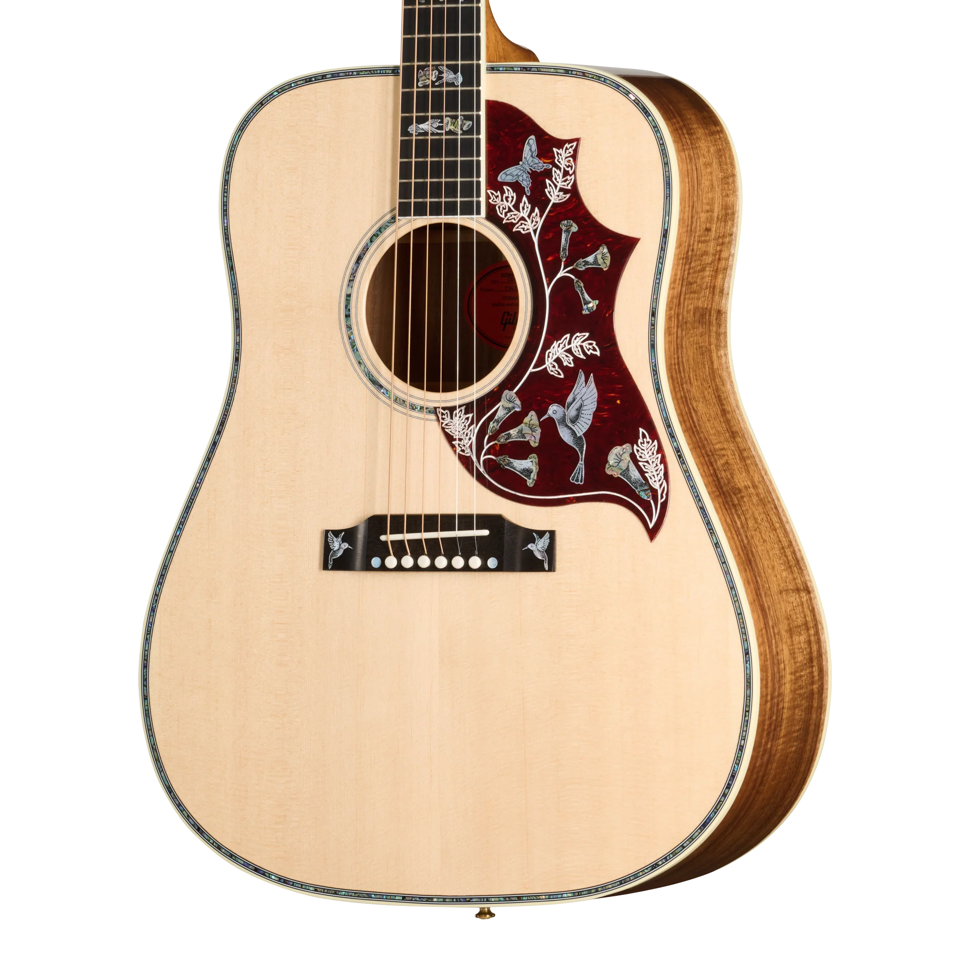 Gibson Custom Hummingbird Custom Koa, Antique Natural