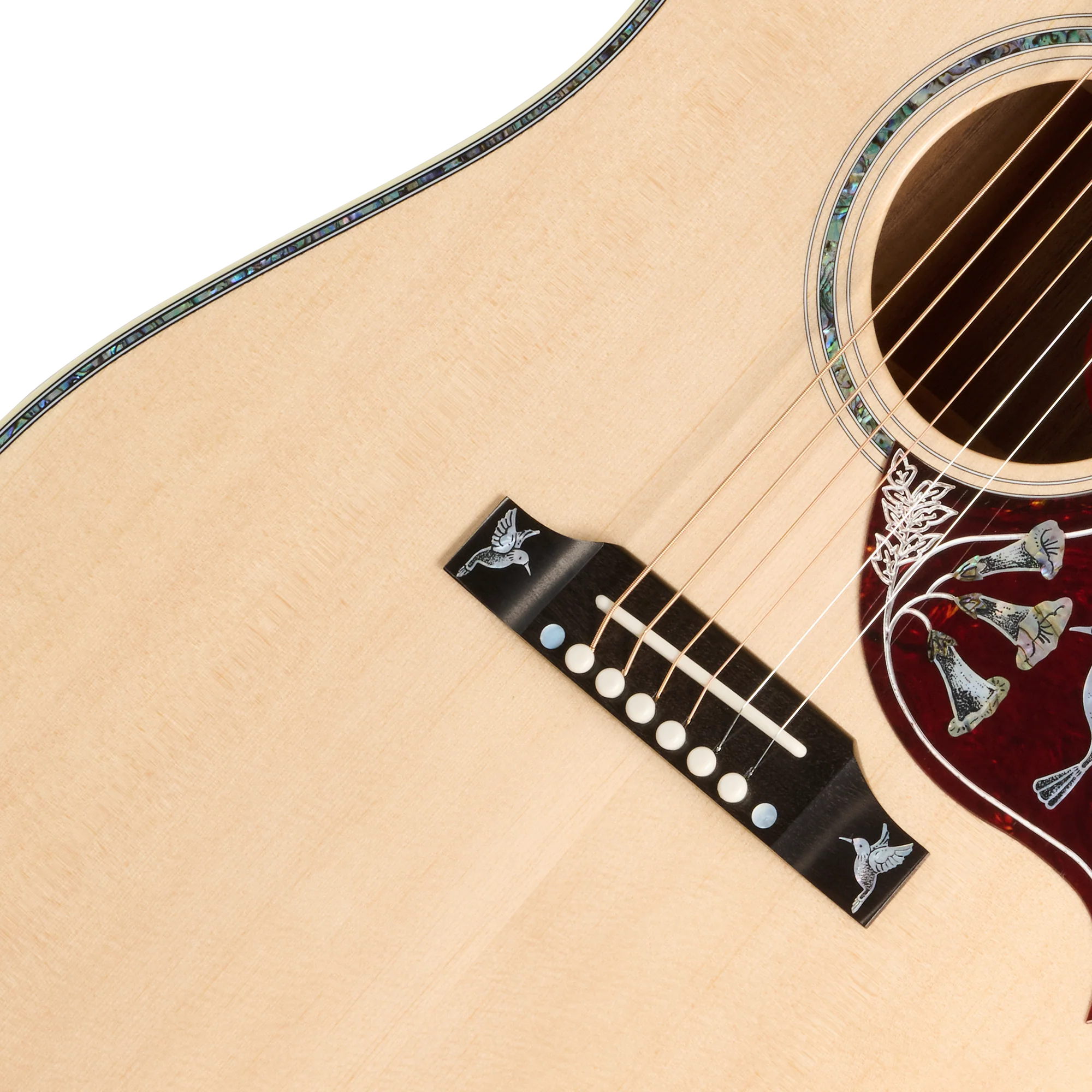 Gibson Custom Hummingbird Custom Koa, Antique Natural 8 Gibson Custom Hummingbird Custom Koa, Antique Natural