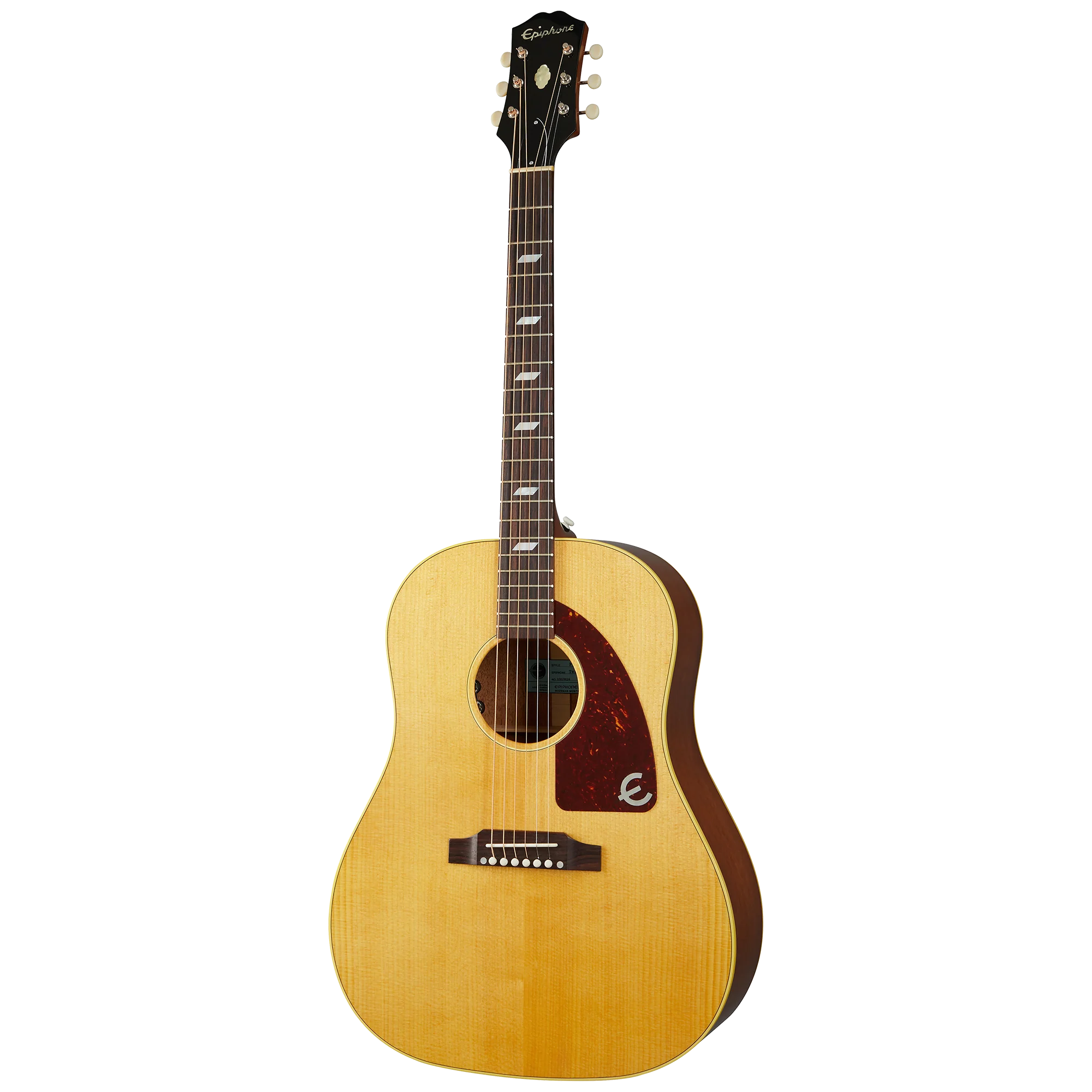 Epiphone USA Texan, Left-Handed, Antique Natural 3 Epiphone USA Texan, Left-Handed, Antique Natural