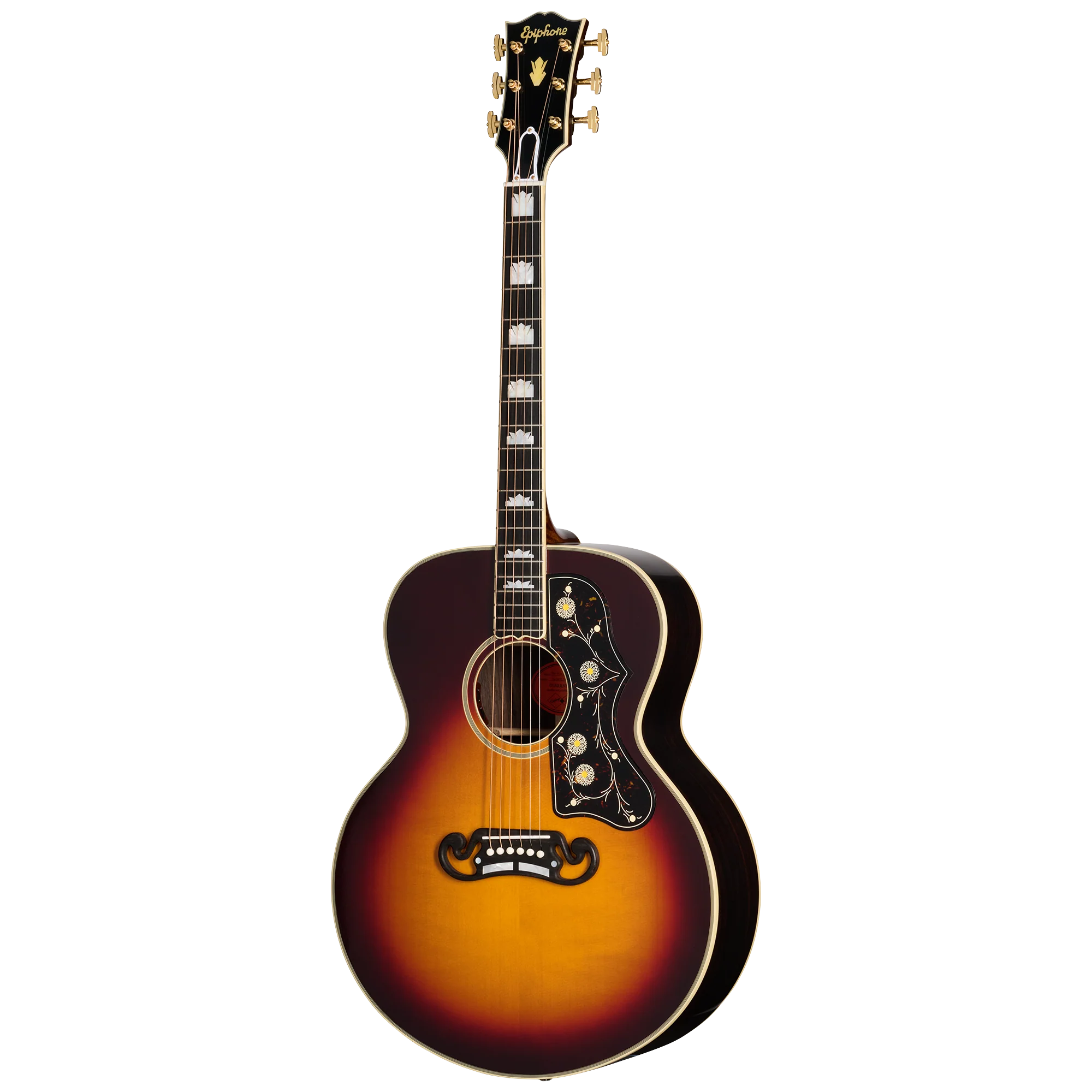 Epiphone IGC Pre-War SJ-200 Rosewood Reissue, Vintage Sunburst 3 Epiphone IGC Pre-War SJ-200 Rosewood Reissue, Vintage Sunburst