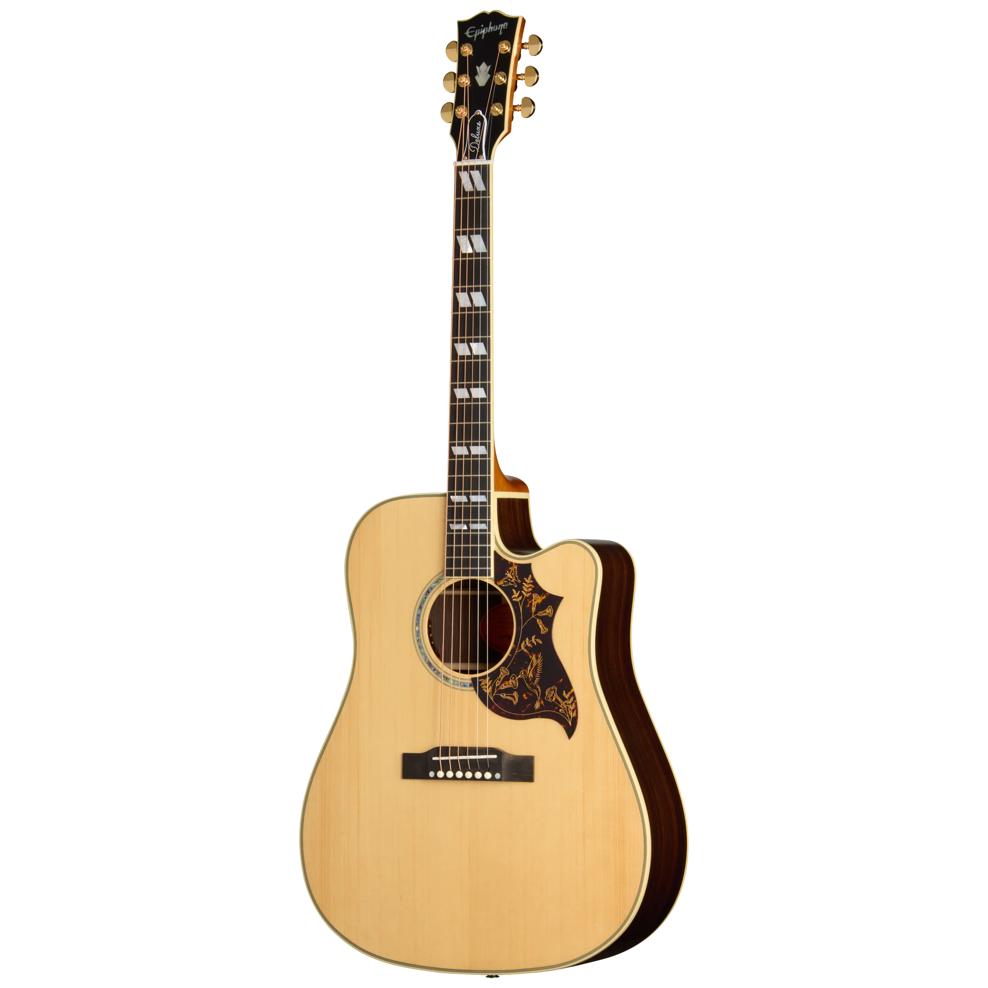 Epiphone IGC Hummingbird Deluxe EC, Natural 3 Epiphone IGC Hummingbird Deluxe EC, Natural