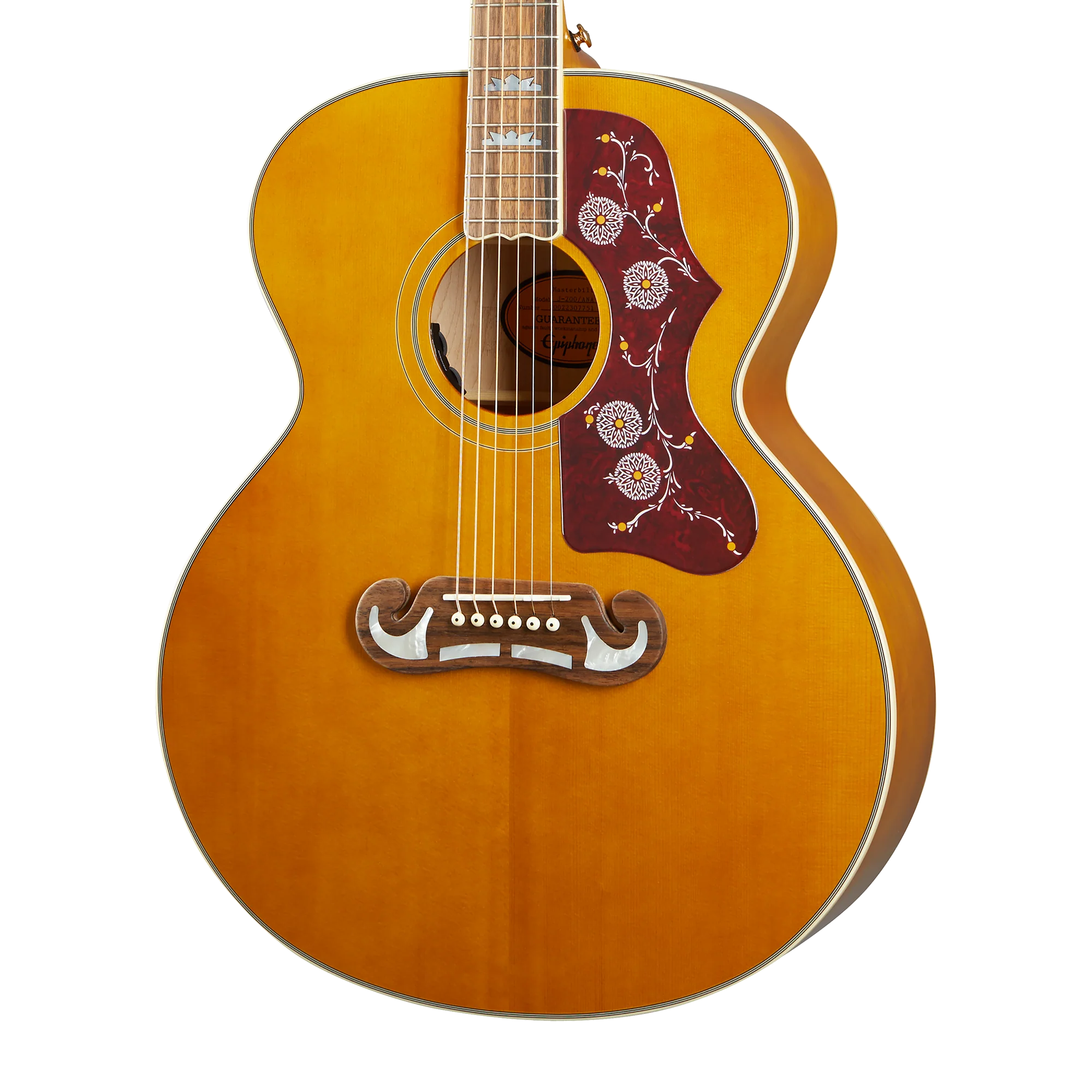 Epiphone J-200, Aged Antique Natural Gloss 1 Epiphone J-200, Aged Antique Natural Gloss