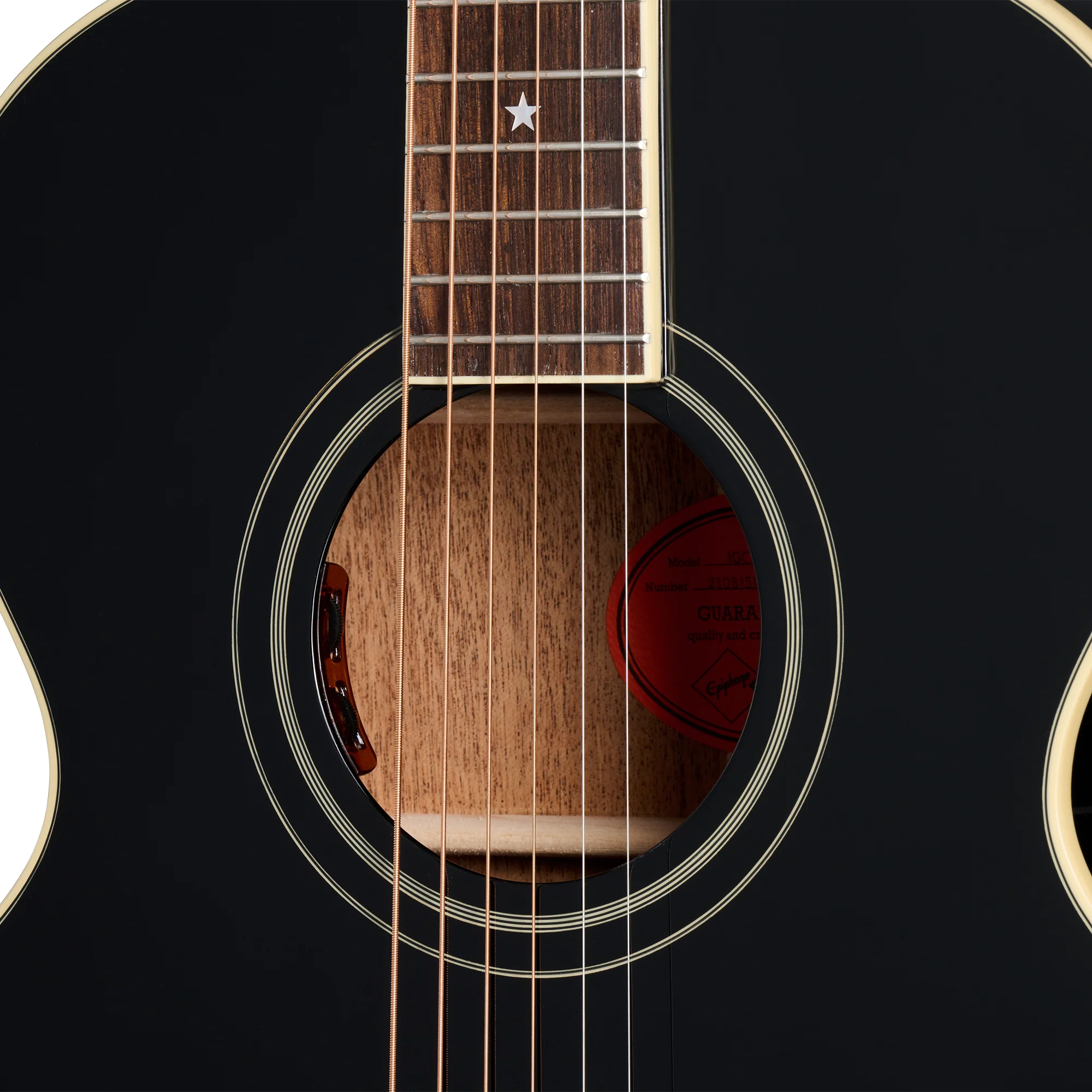 Epiphone IGC J-180 LS, Ebony 7 Epiphone IGC J-180 LS, Ebony