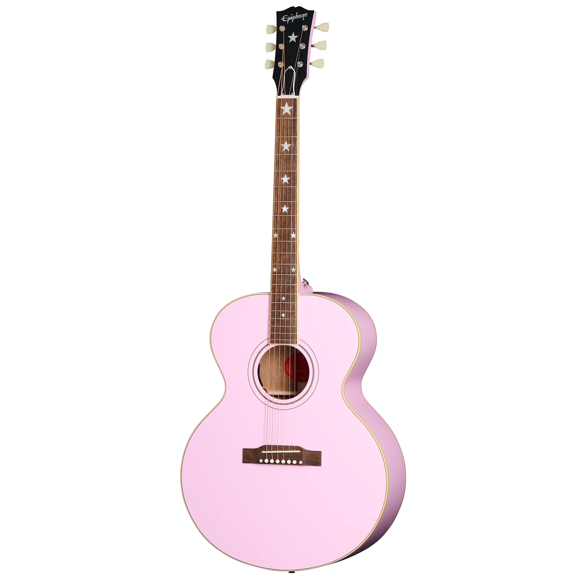Epiphone IGC J-180 LS, Pink 3 Epiphone IGC J-180 LS, Pink