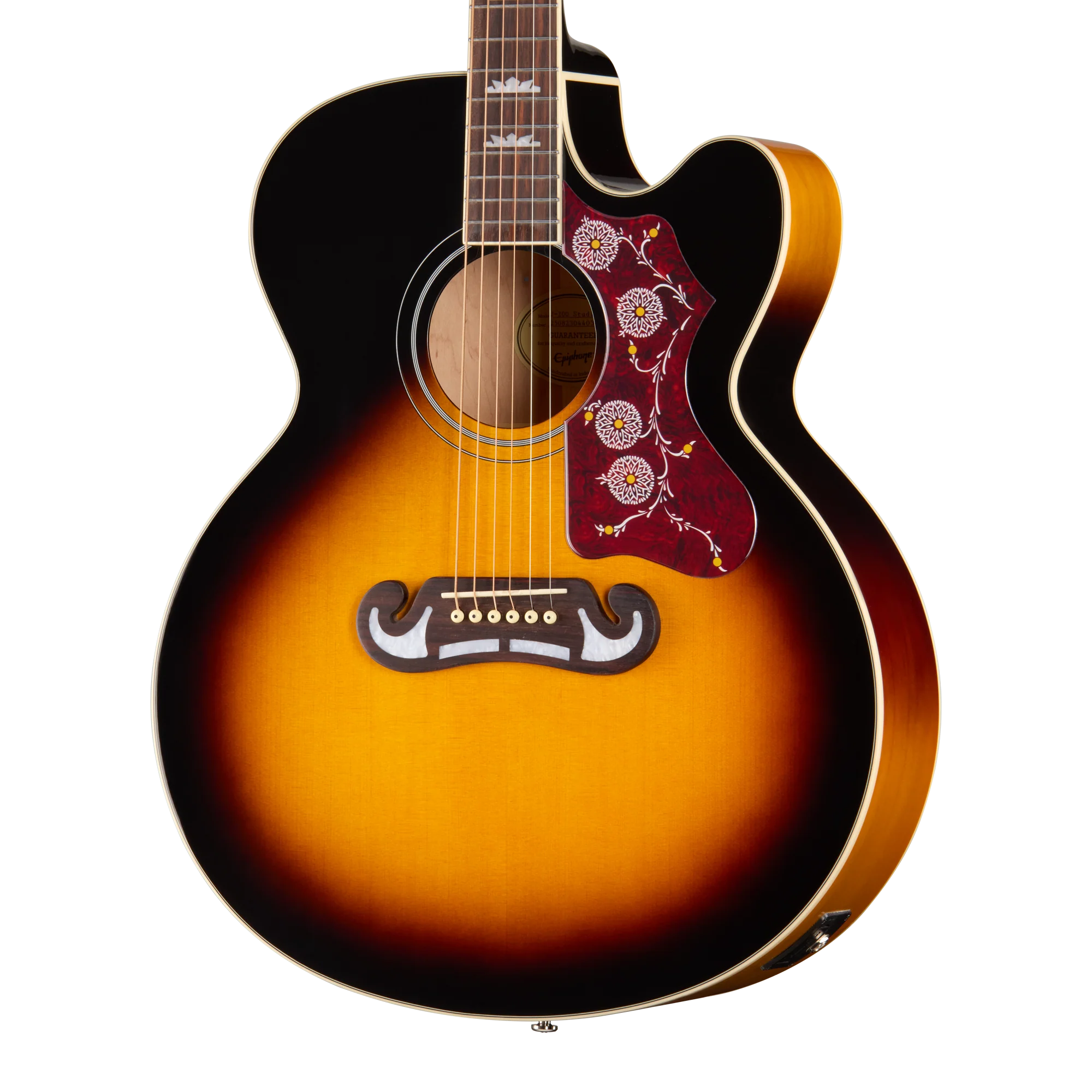 Epiphone J-200 Studio EC, Vintage Sunburst