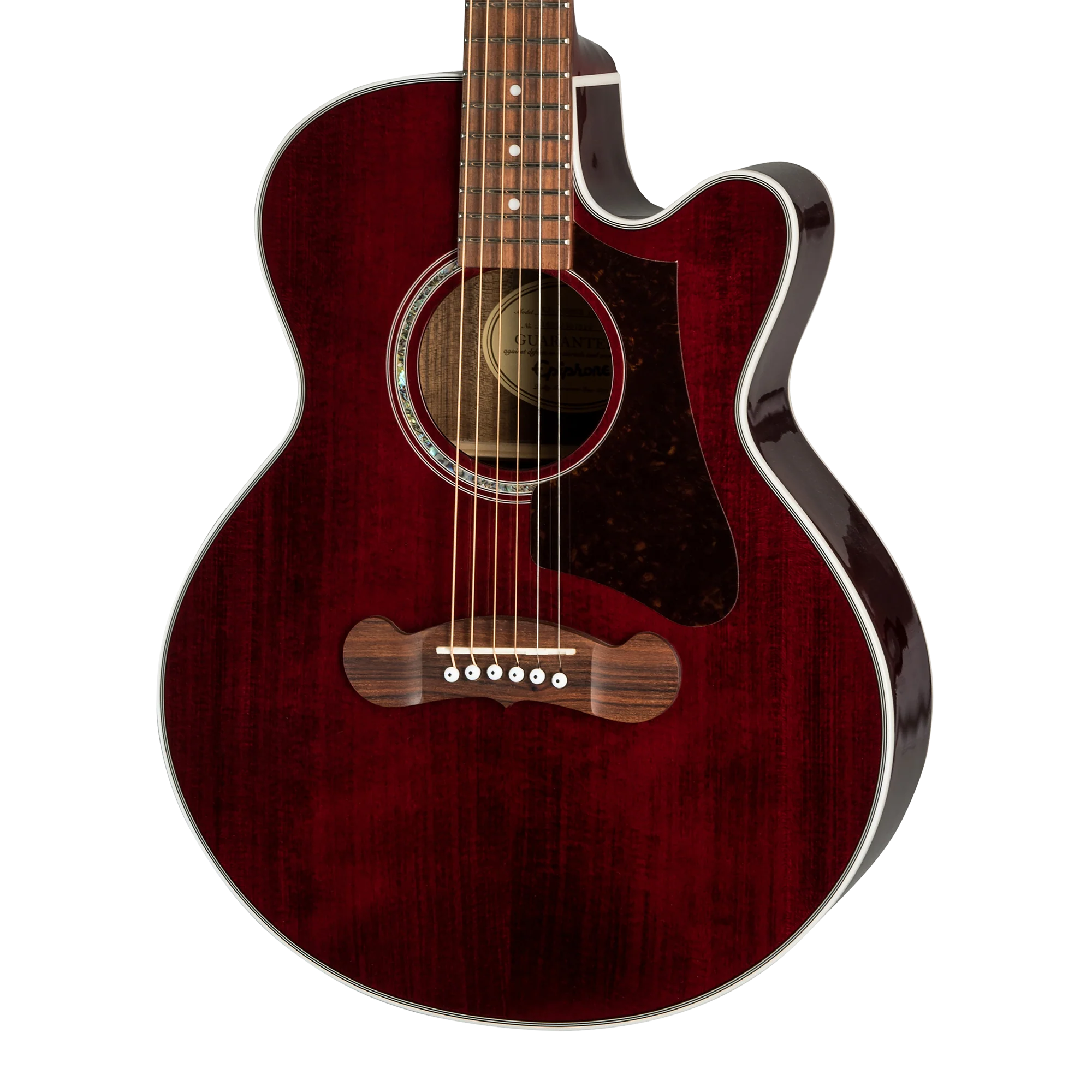 Epiphone J-200 Studio Parlor EC, Wine Red 1 Epiphone J-200 Studio Parlor EC, Wine Red