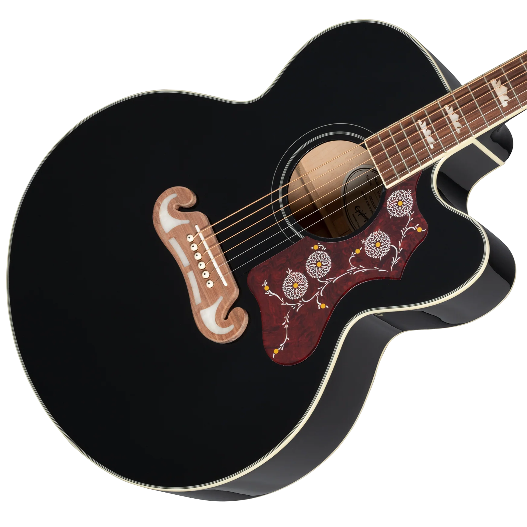 Epiphone J-200 Studio EC, Black 8 Epiphone J-200 Studio EC, Black