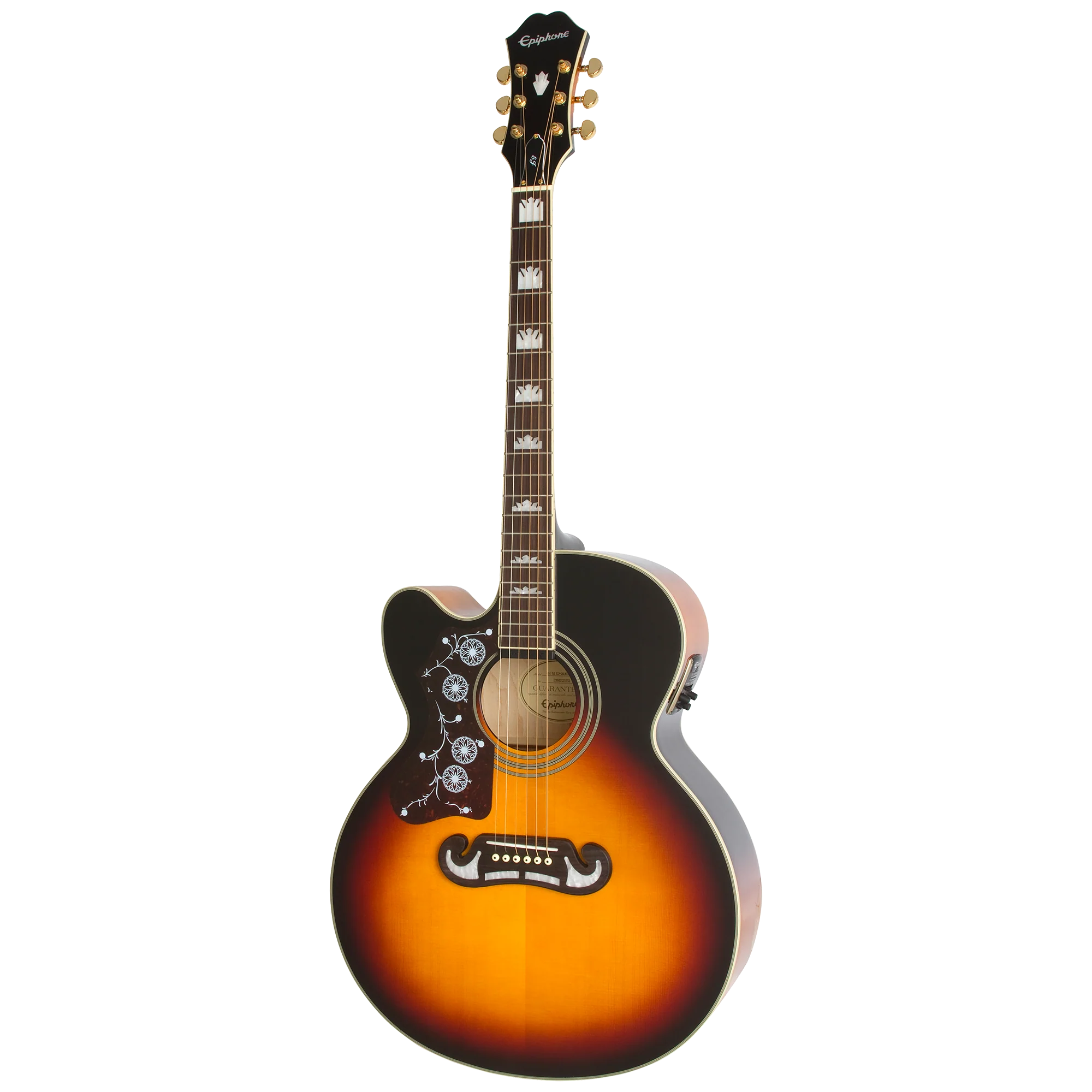 Epiphone J-200 Studio EC, Left-Handed, Vintage Sunburst 3 Epiphone J-200 Studio EC, Left-Handed, Vintage Sunburst